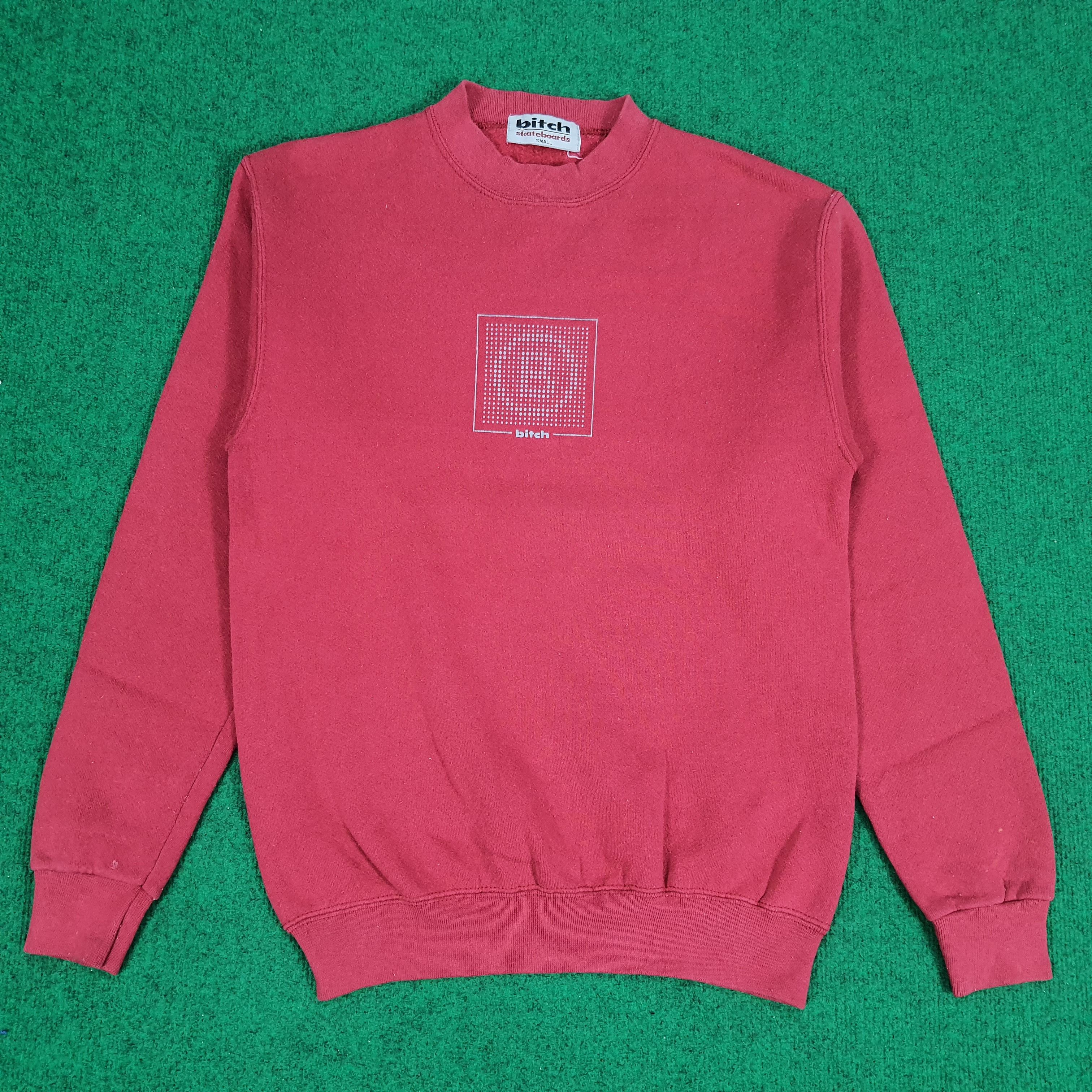Vintage Vintage BITCH Skateboards Streetwear Sweatshirts Size US XS / EU 42 / 0 - 1 Thumbnail