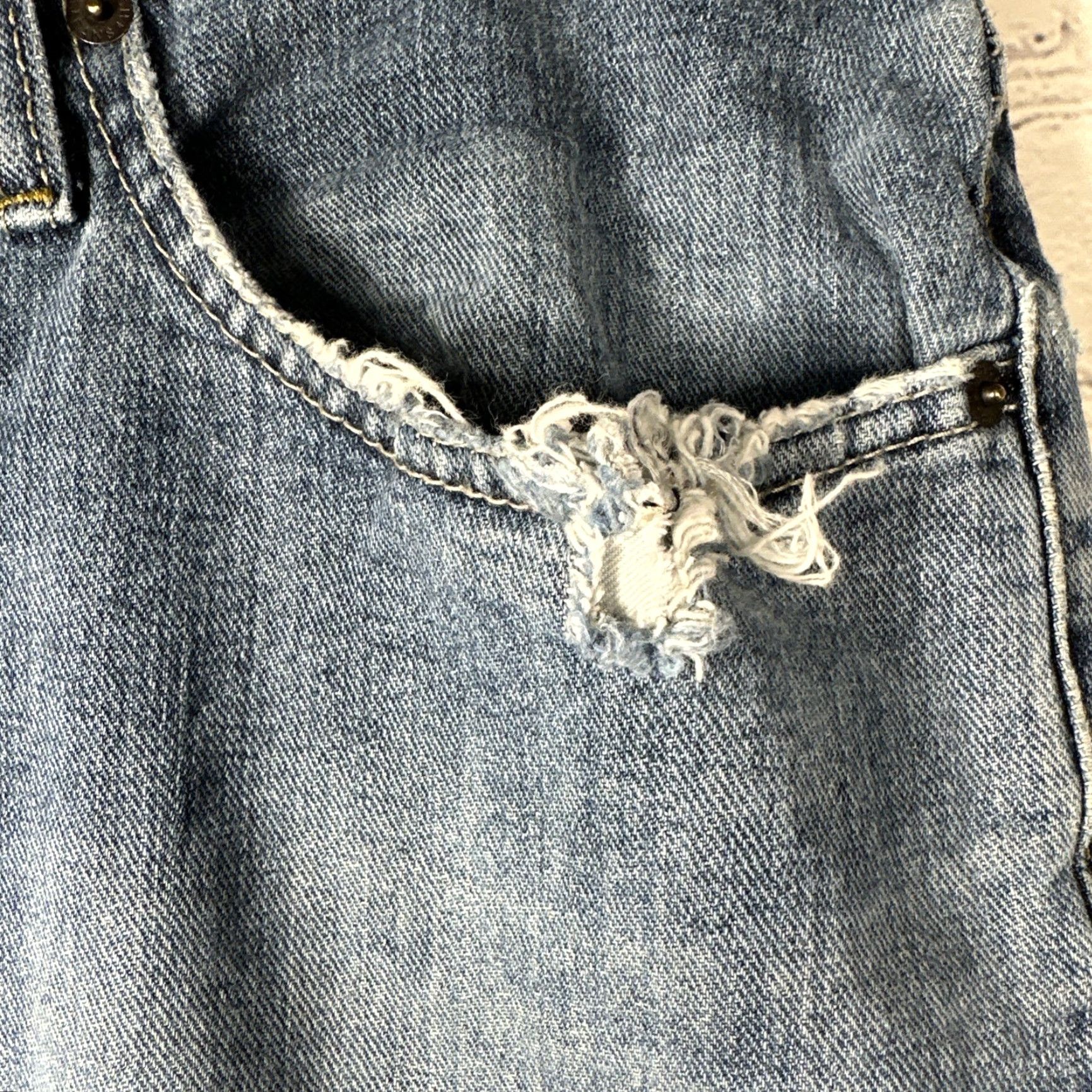 Vintage Cinch Men Slim Jeans 33x32 Mid Rise Silver Label Performance Stretch Denim Blue 34 in Waist Slimming Mens Straight Jeans Size US 33 - 3 Thumbnail