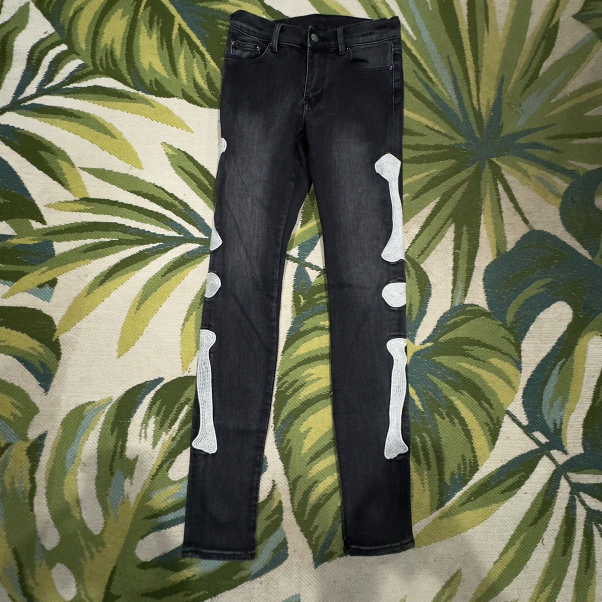 MNML MNML Skeleton Denim Size 29w Size US 29 - 2 Thumbnail
