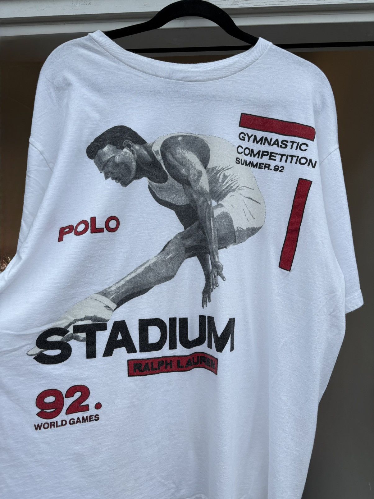 Polo Ralph Lauren Vintage 1992 Polo Ralph Lauren STADIUM T-Shirt Grail Size US L / EU 52-54 / 3 - 2 Thumbnail