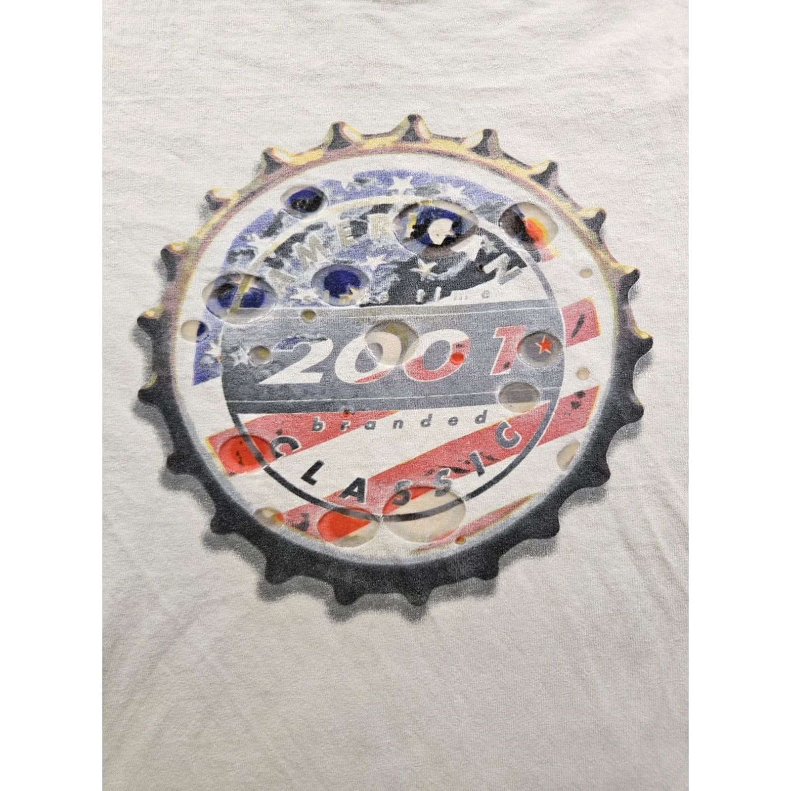 Vintage VINTAGE Arizona Jean Co Y2K 2000s Shirt Size Medium Gray Size US M / EU 48-50 / 2 - 2 Thumbnail