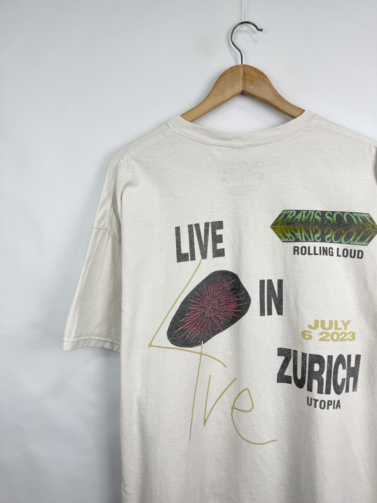 Band Tees × Rolling Loud × Travis Scott 🇨🇭Y2K Travis Scott Rolling Loud Live in Zurich Tour T-Shirt Size US XL / EU 56 / 4 - 9 Thumbnail