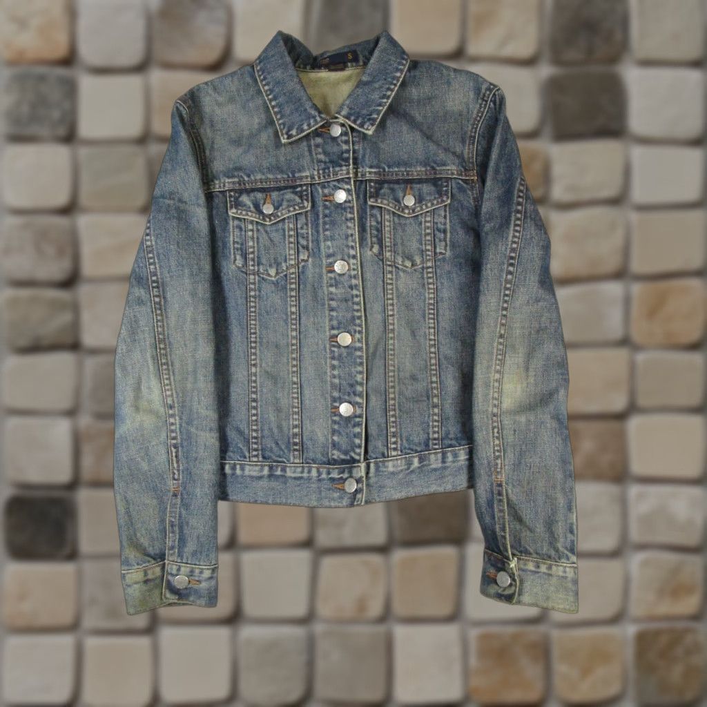 J.CREW Jacket Mens S Blue Cotton Denim