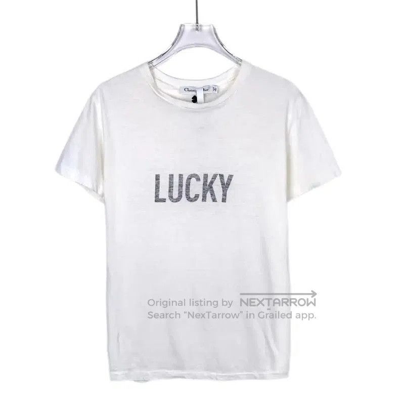 Dior Dior Lucky White Cotton T. Size XS / US 0-2 / IT 36-38 - 1 Thumbnail