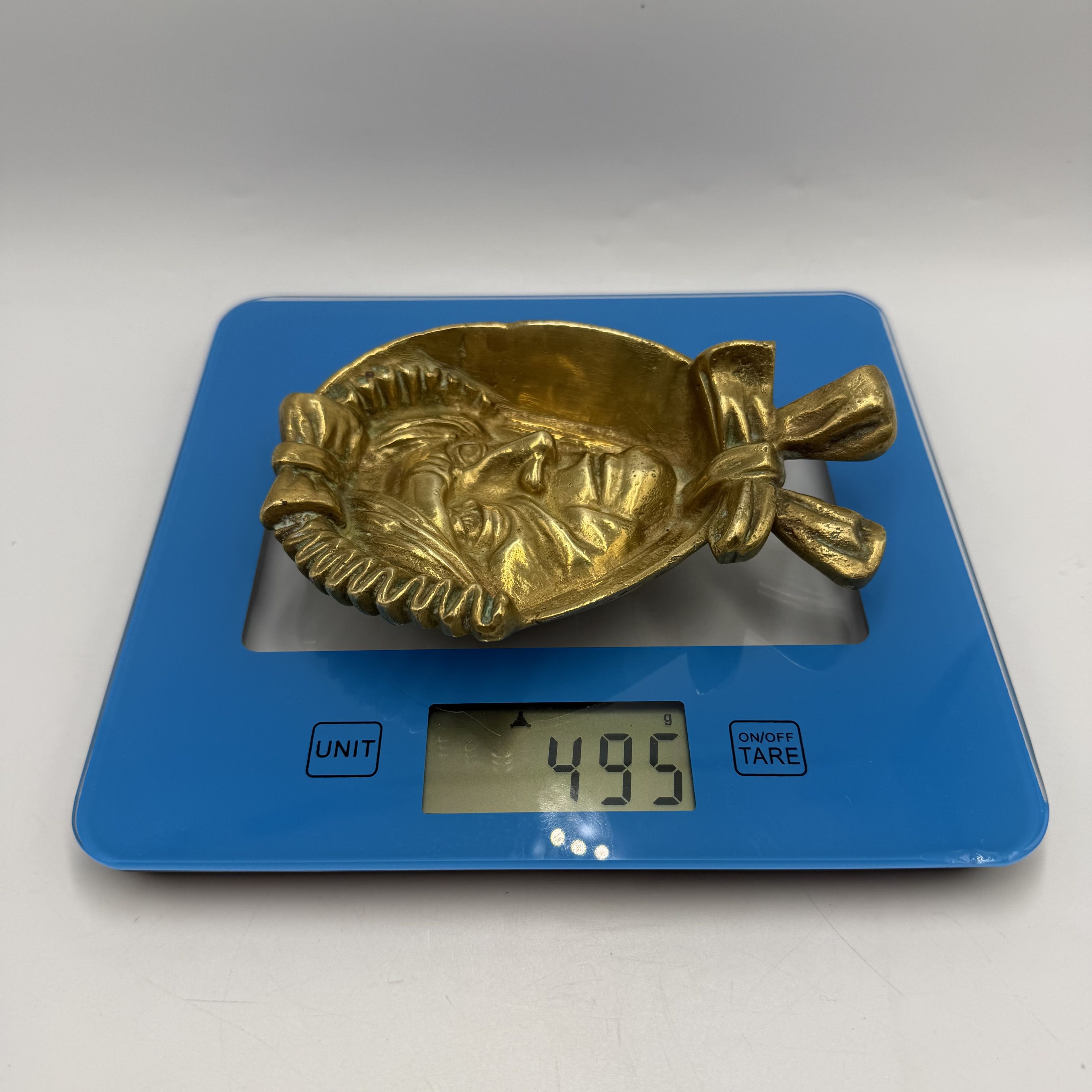 Vintage Vintage Bronze Ashtray Victorian Lady Bonnet Desk tray Size ONE SIZE - 8 Thumbnail
