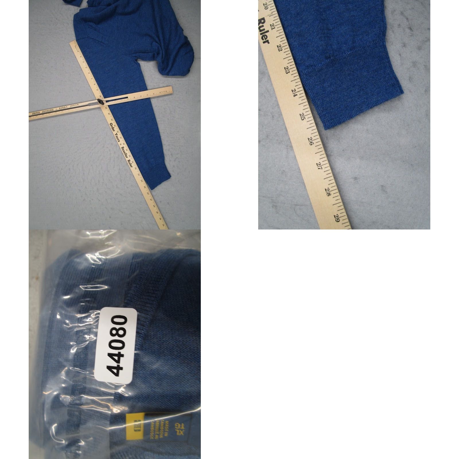 Polo Ralph Lauren VINTAGE Polo Ralph Lauren Sweater Pullover Mens XL Blue Wool Knit V-Neck Casual Size US XL / EU 56 / 4 - 8 Thumbnail