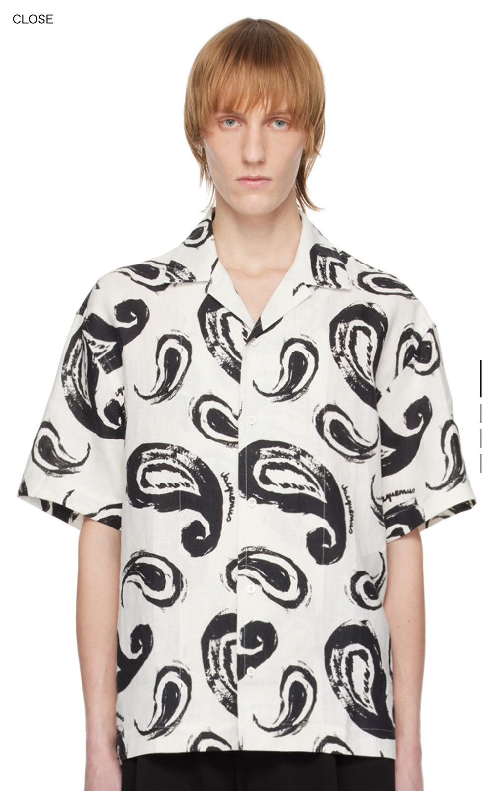Jacquemus Jacquemus La Chemise Jean Paisley Shirt Size US M / EU 48-50 / 2 - 1 Thumbnail
