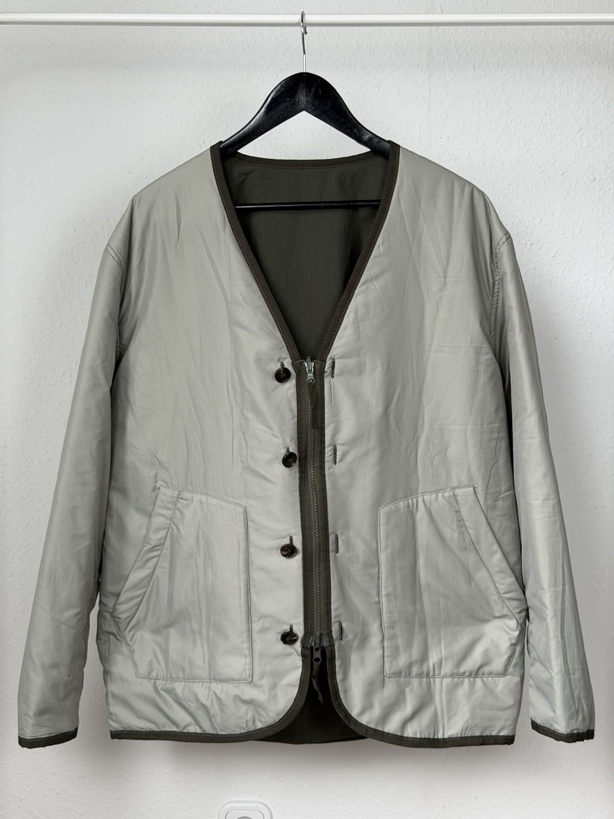 Comme des Garcons Homme Comme des Garçons Homme Olive Nylon Jacket L Lightweight Size US S / EU 44-46 / 1 - 13 Thumbnail