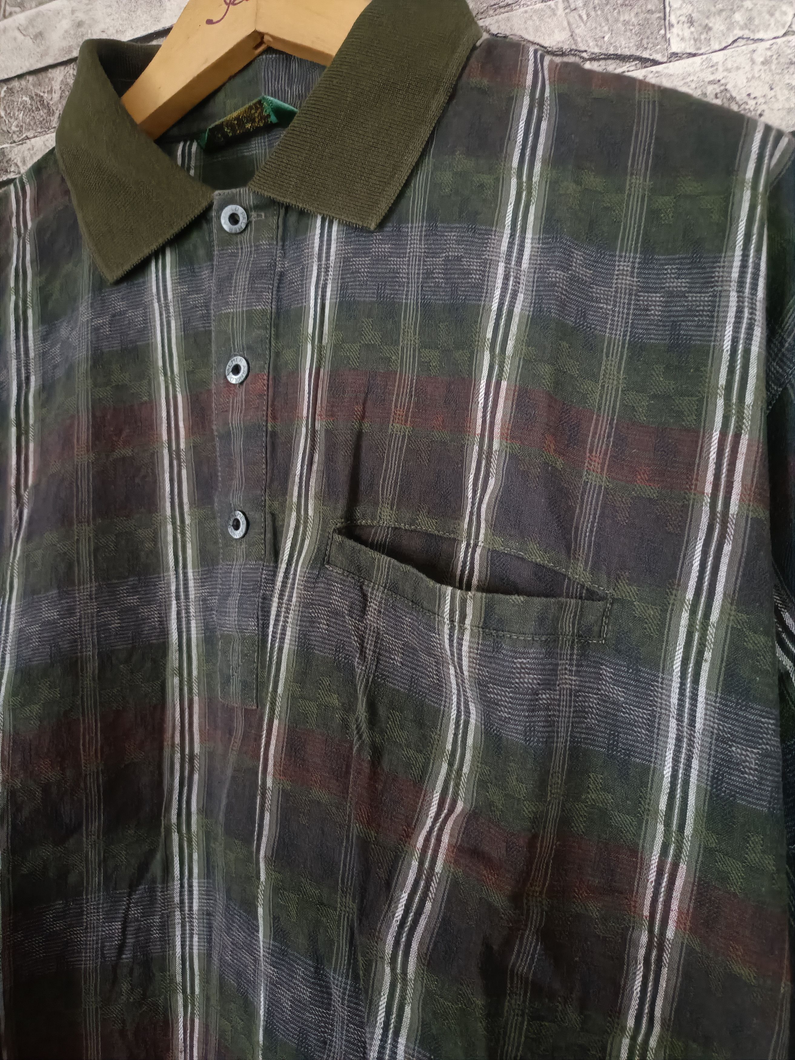 Vintage Vintage Arnold palmer oversized boxy polo shirt Size US L / EU 52-54 / 3 - 2 Thumbnail