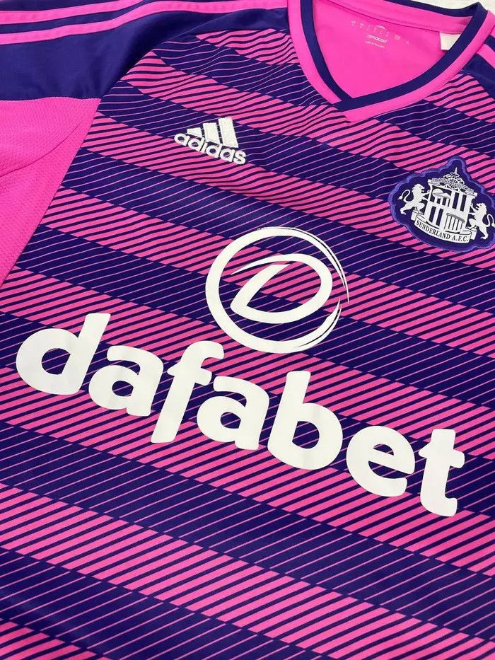 Adidas Adidas Sunderland 2016 2017 Third Shirt Soccer Jersey Size US S / EU 44-46 / 1 - 8 Thumbnail