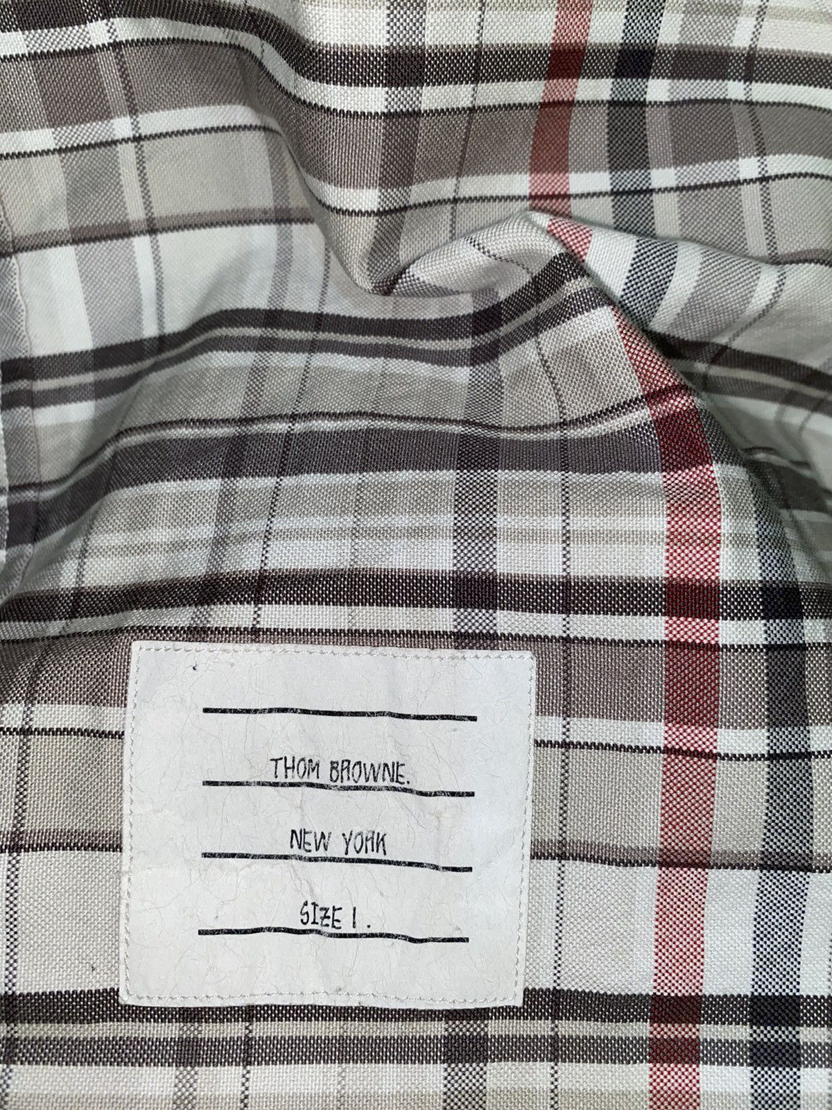Thom Browne Thom browne plaid shirt made in italy Size US M / EU 48-50 / 2 - 7 Thumbnail