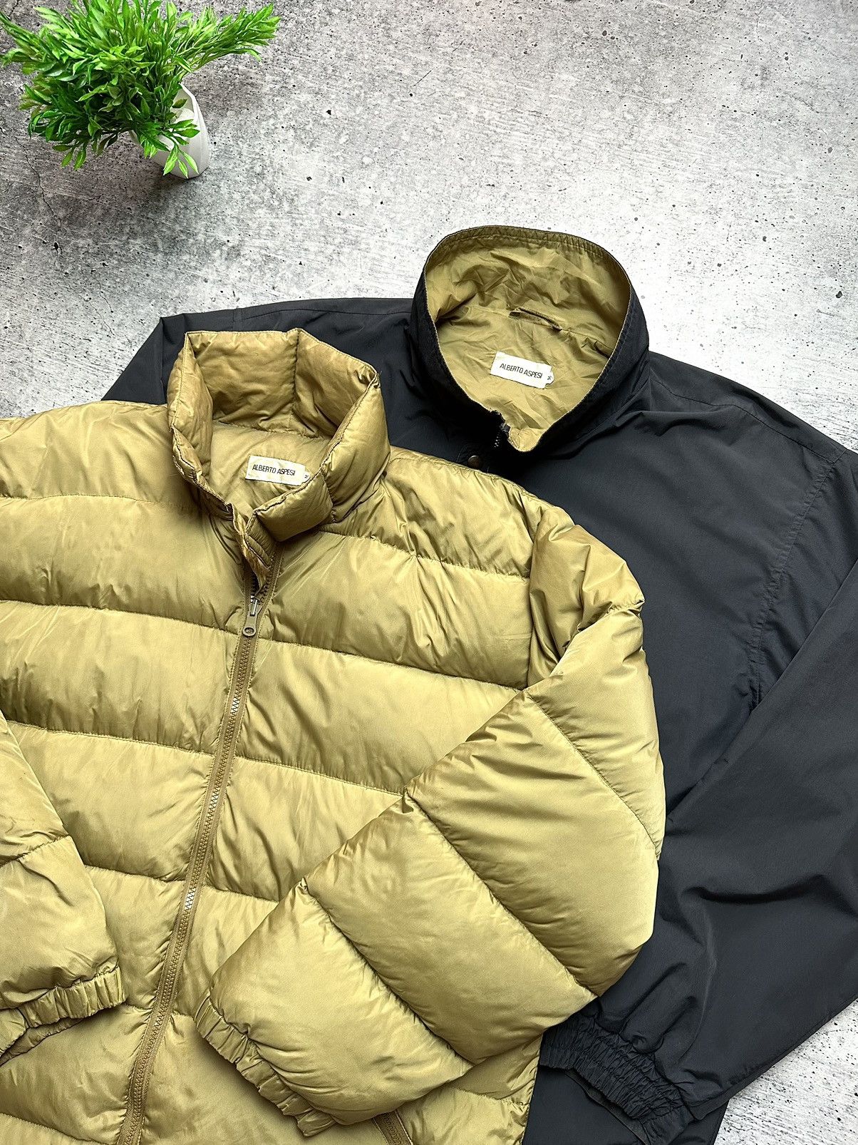 Aspesi Vintage 90s Alberto Aspesi Goose Down 2 in 1 Puffer Jacket Size US M / EU 48-50 / 2 - 3 Thumbnail