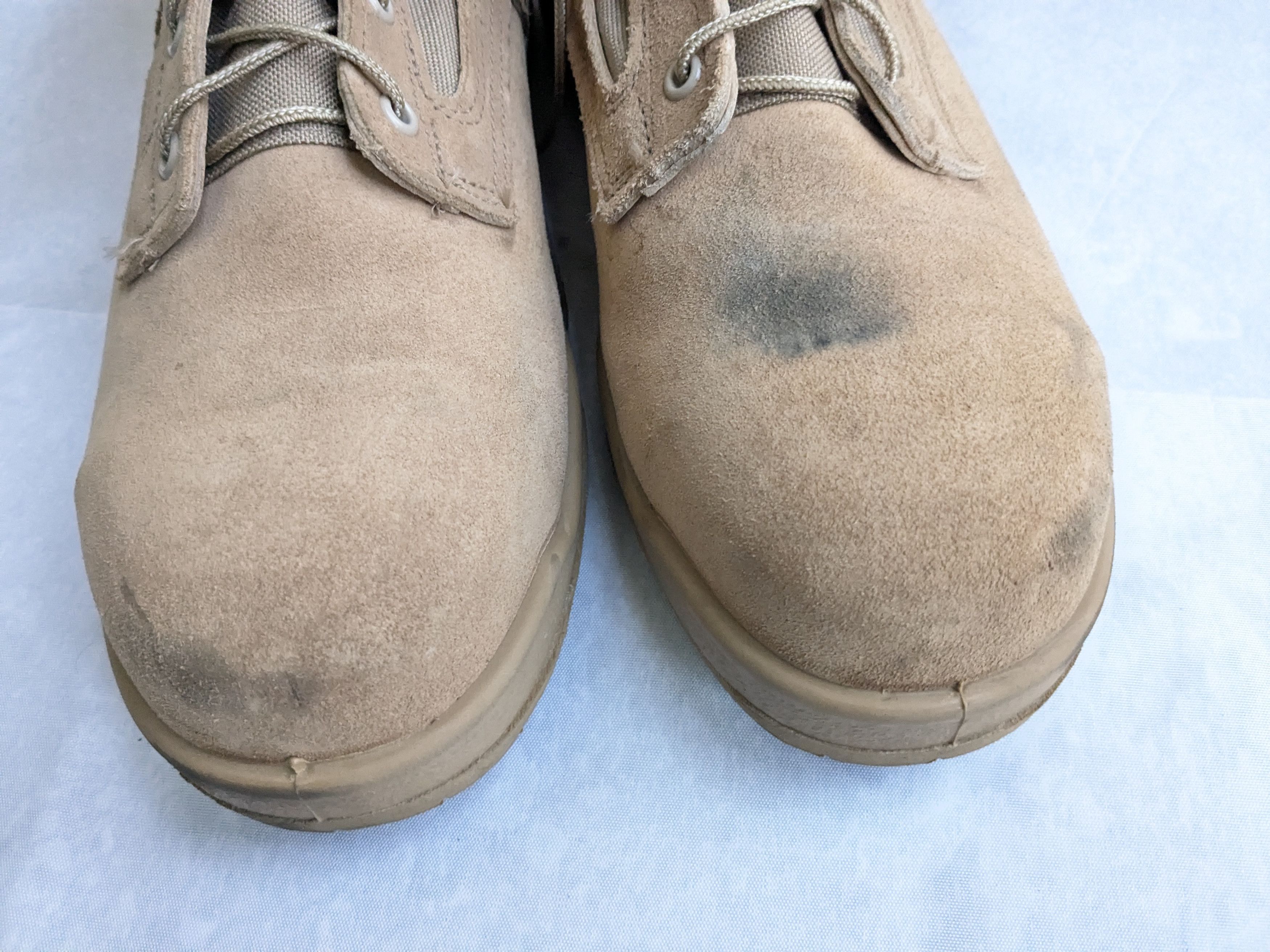 Belleville Belleville Combat Boots Wheat 11.5 Wide Suede Size US 11.5 / EU 44-45 - 4 Thumbnail