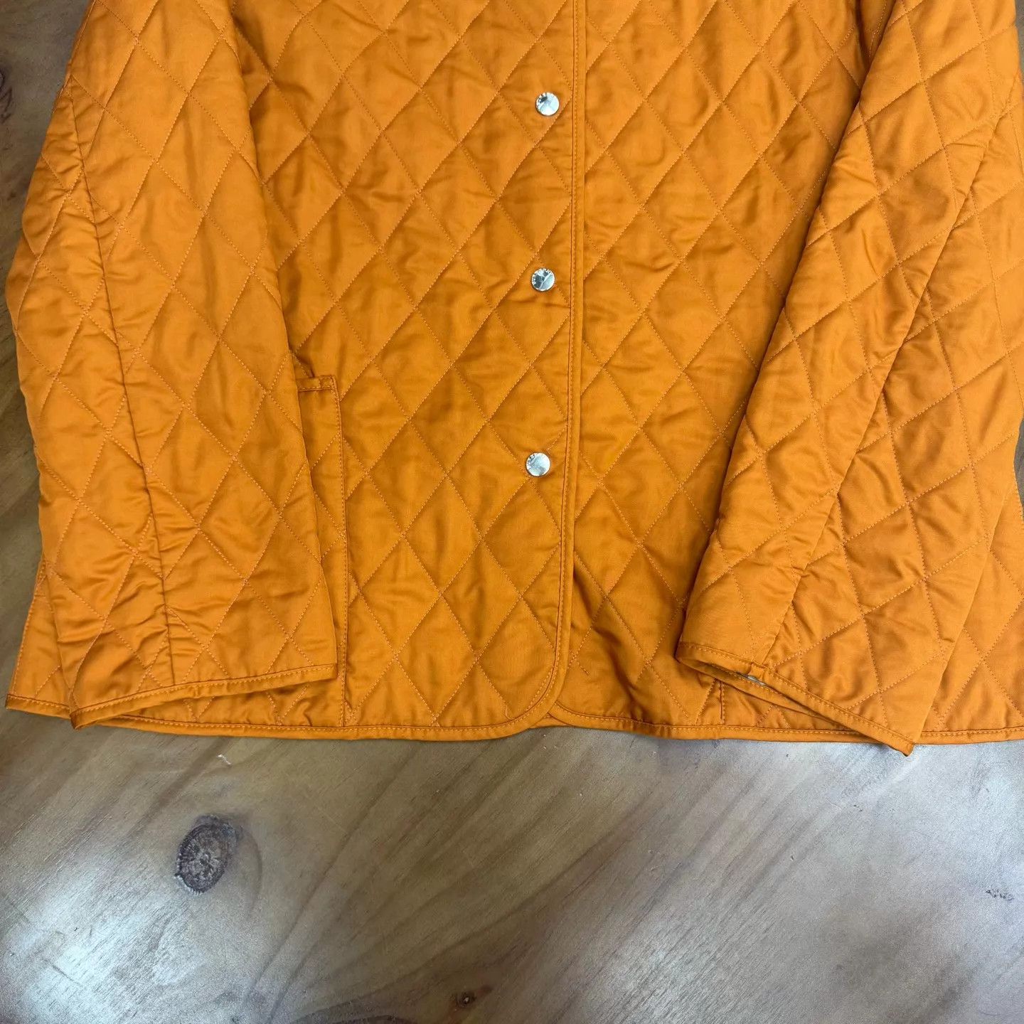 Burberry Burberry Cotton Jacket Orange XL Size XL / US 12-14 / IT 48-50 - 4 Thumbnail
