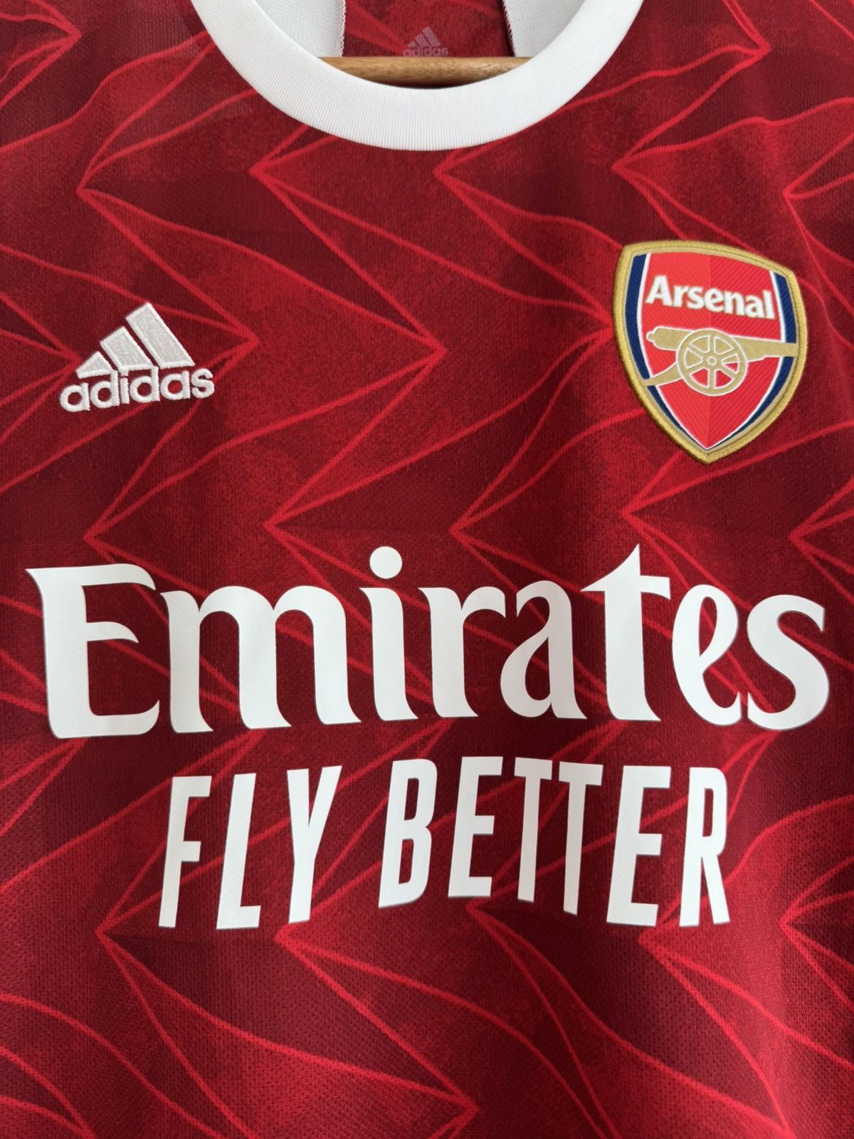 Adidas Arsenal 2020-2021 Home Soccer Jersey Football Kit Shirt Size US M / EU 48-50 / 2 - 7 Thumbnail