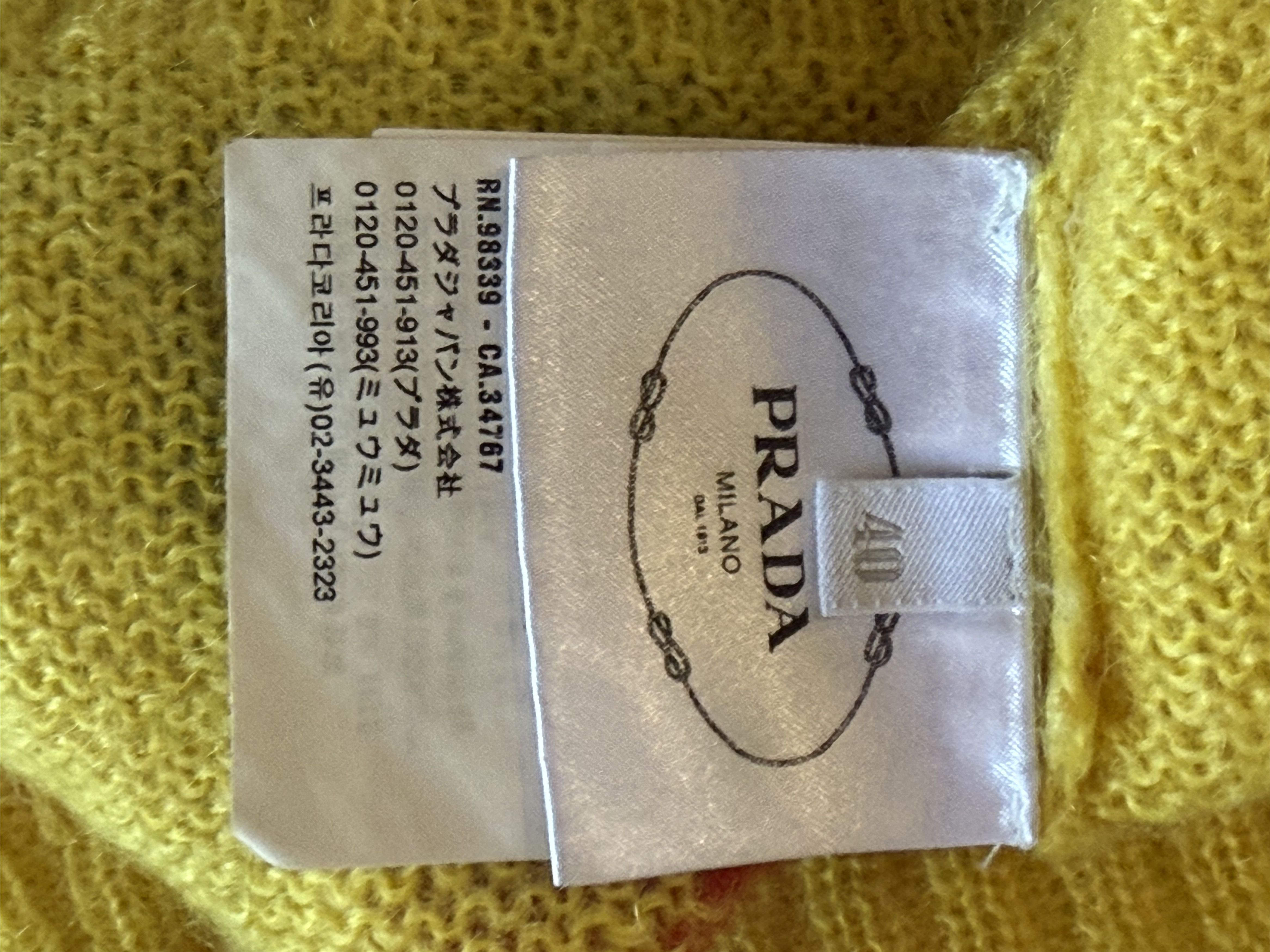 Prada PRADA FW2018 FLAME INTARSIA MOHAIR SWEATER Size US XXS / EU 40 - 6 Thumbnail