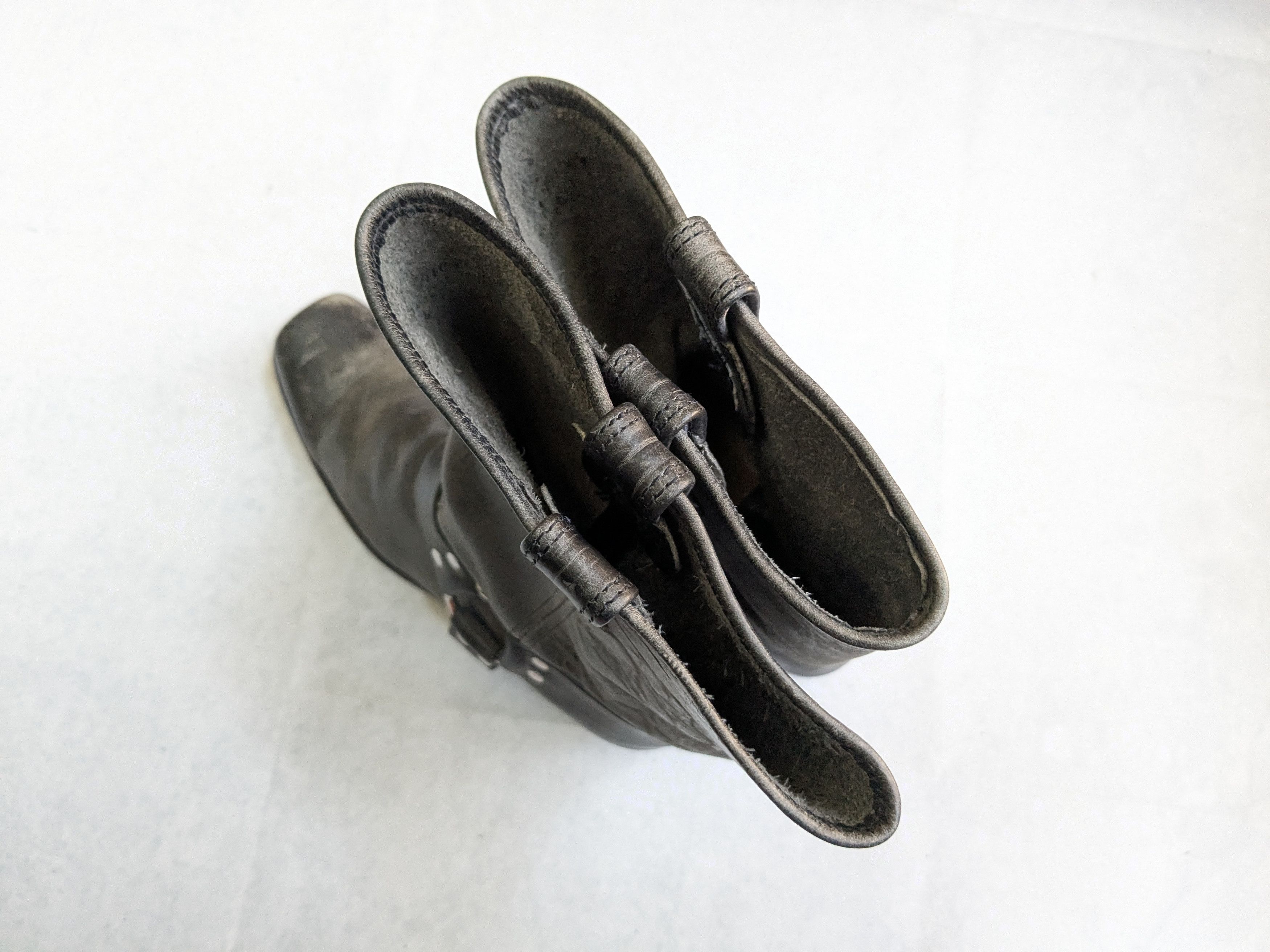 Frye Frye Harness Boots Black 8 Leather Buckle Size US 8 / EU 41 - 11 Thumbnail