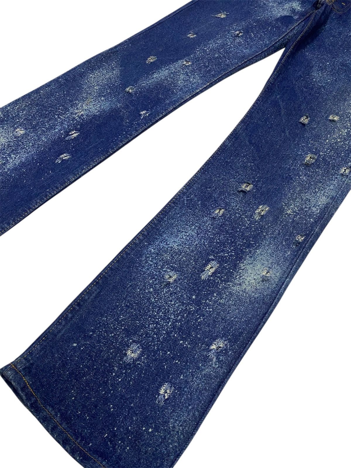 Levi's Vintage 80s Levi’s Galactic Wash Distressed Denim Pants Size US 28 / EU 44 - 13 Thumbnail
