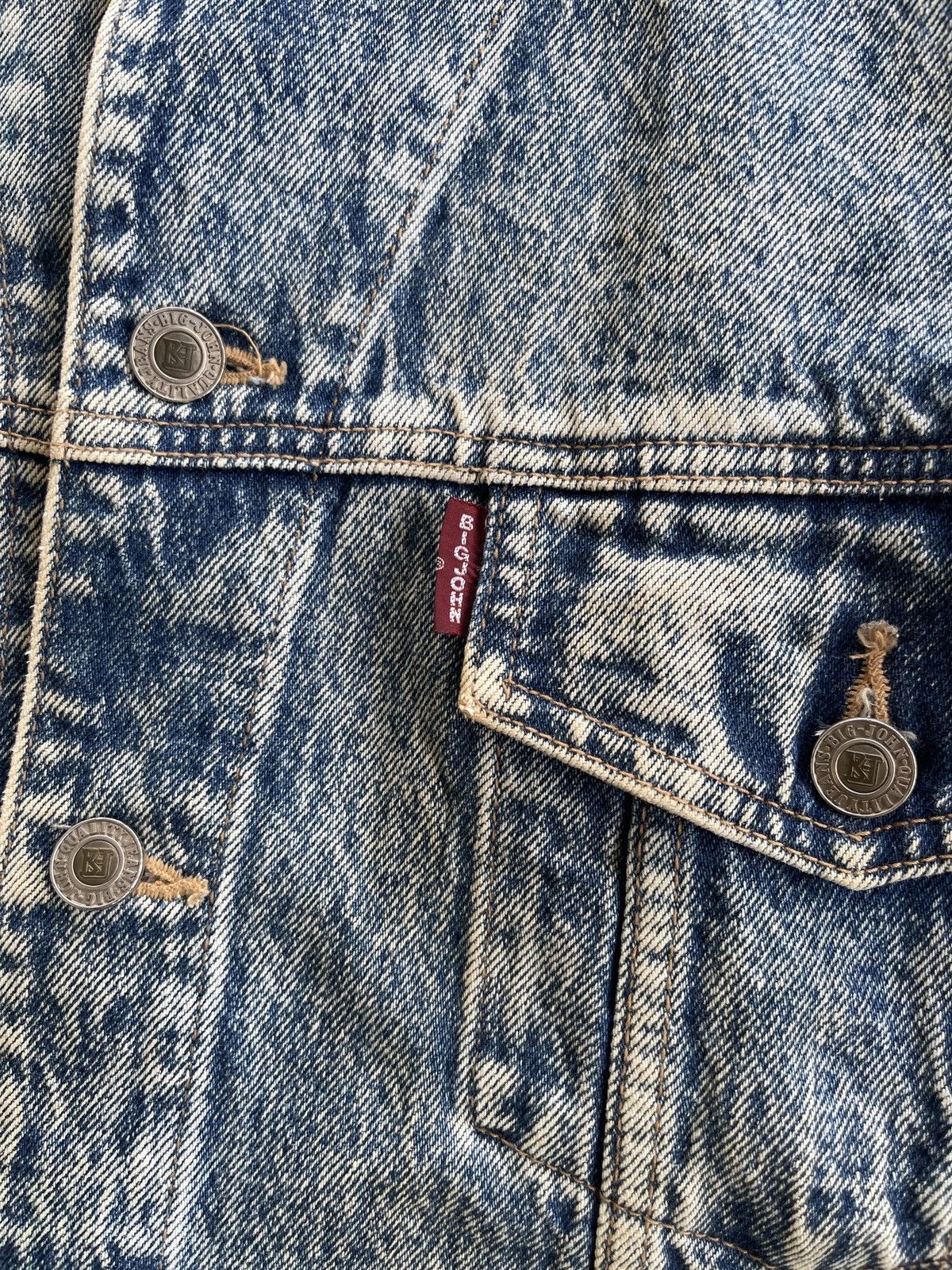 Big John Vintage Big John Acid Wash Jacket Size US L / EU 52-54 / 3 - 16 Thumbnail