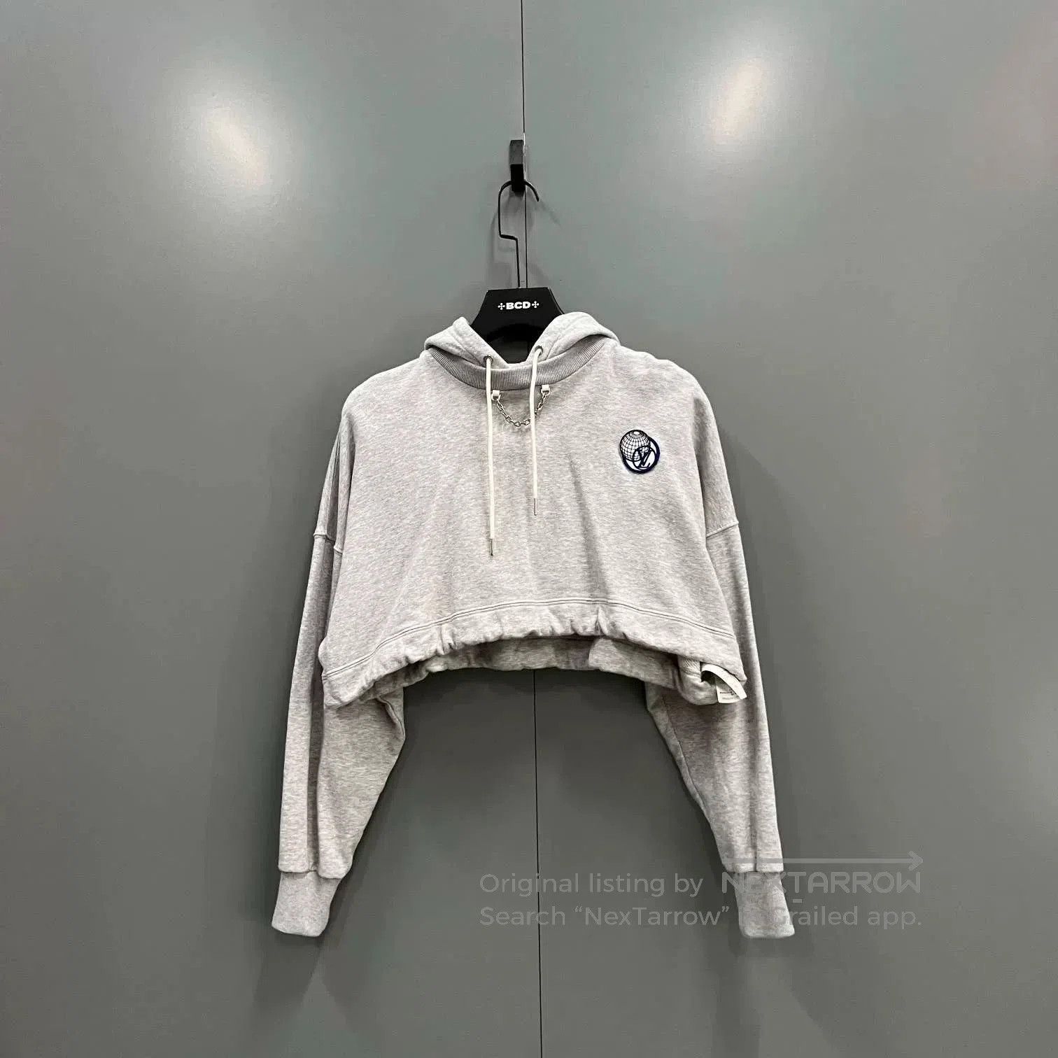 Louis Vuitton Louis Vuitton Gray Cropped Hoodie. Size XXS / US 00 / IT 34 - 1 Thumbnail