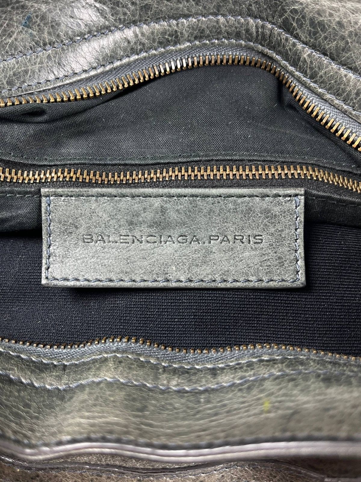 Balenciaga 2012 BALENCIAGA Black Lambskin Leather Motorcycle Velo Bag Size ONE SIZE - 13 Thumbnail