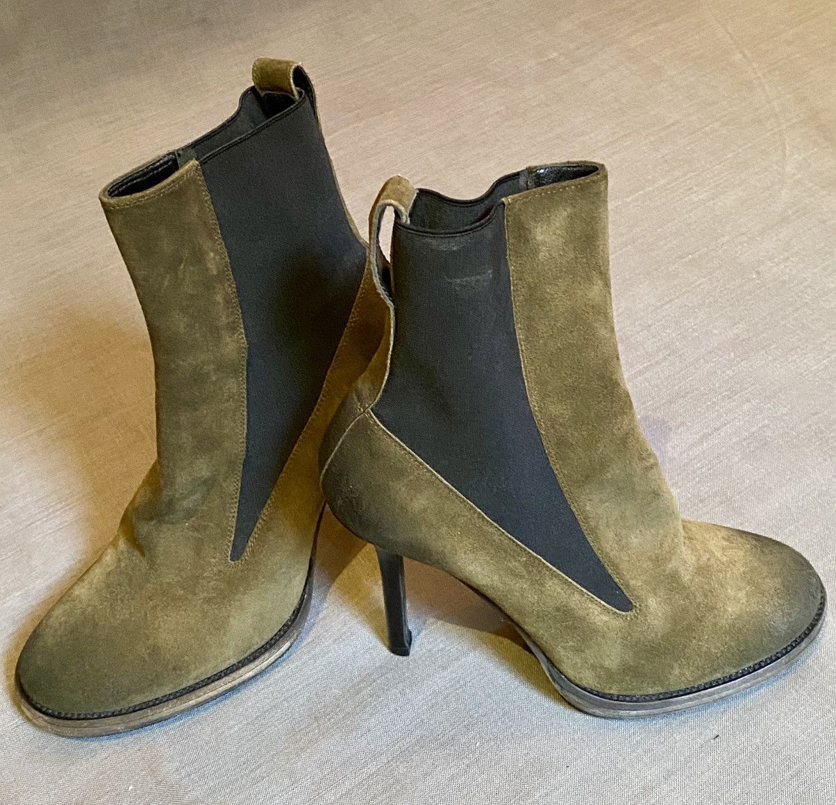 Haider Ackermann Haider Ackermann brushed leather heel boots Size US 6 / IT 36 - 11 Thumbnail