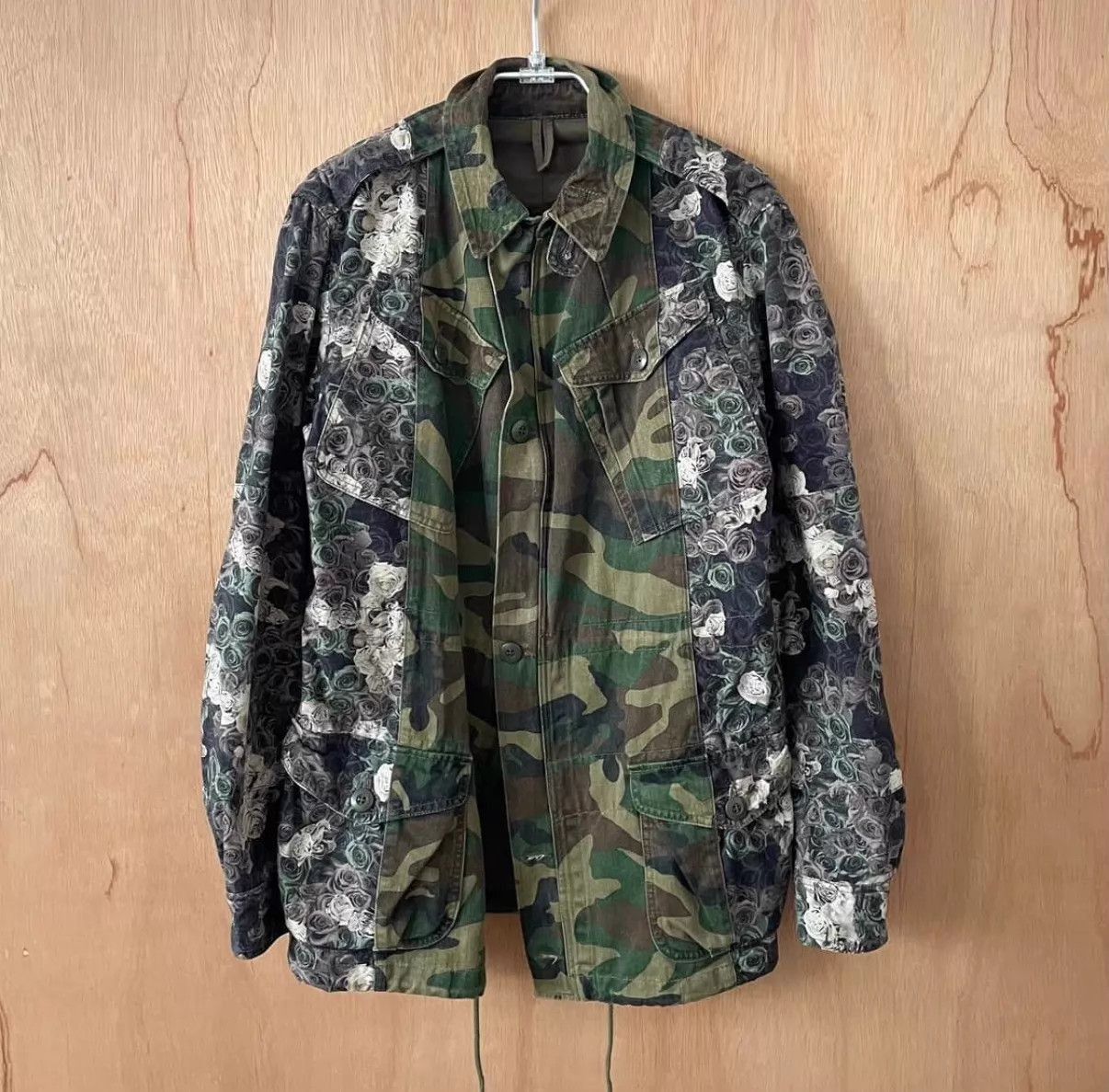 Maison MIHARA YASUHIRO Green Camo Floral Patchwork Jacket Size S Size US S / EU 44-46 / 1 - 1 Thumbnail