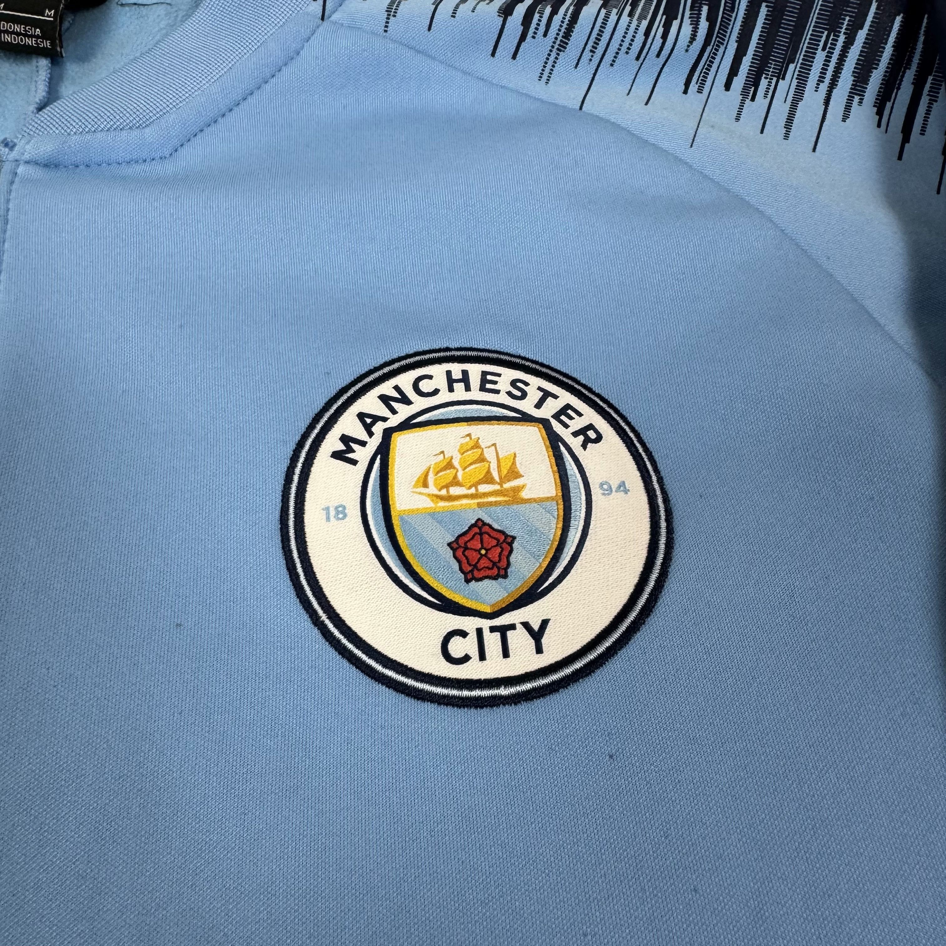 Nike Nike Dri-Fit Men Blue Full Zip Manchester City F.C. Jacket M Size US M / EU 48-50 / 2 - 5 Thumbnail