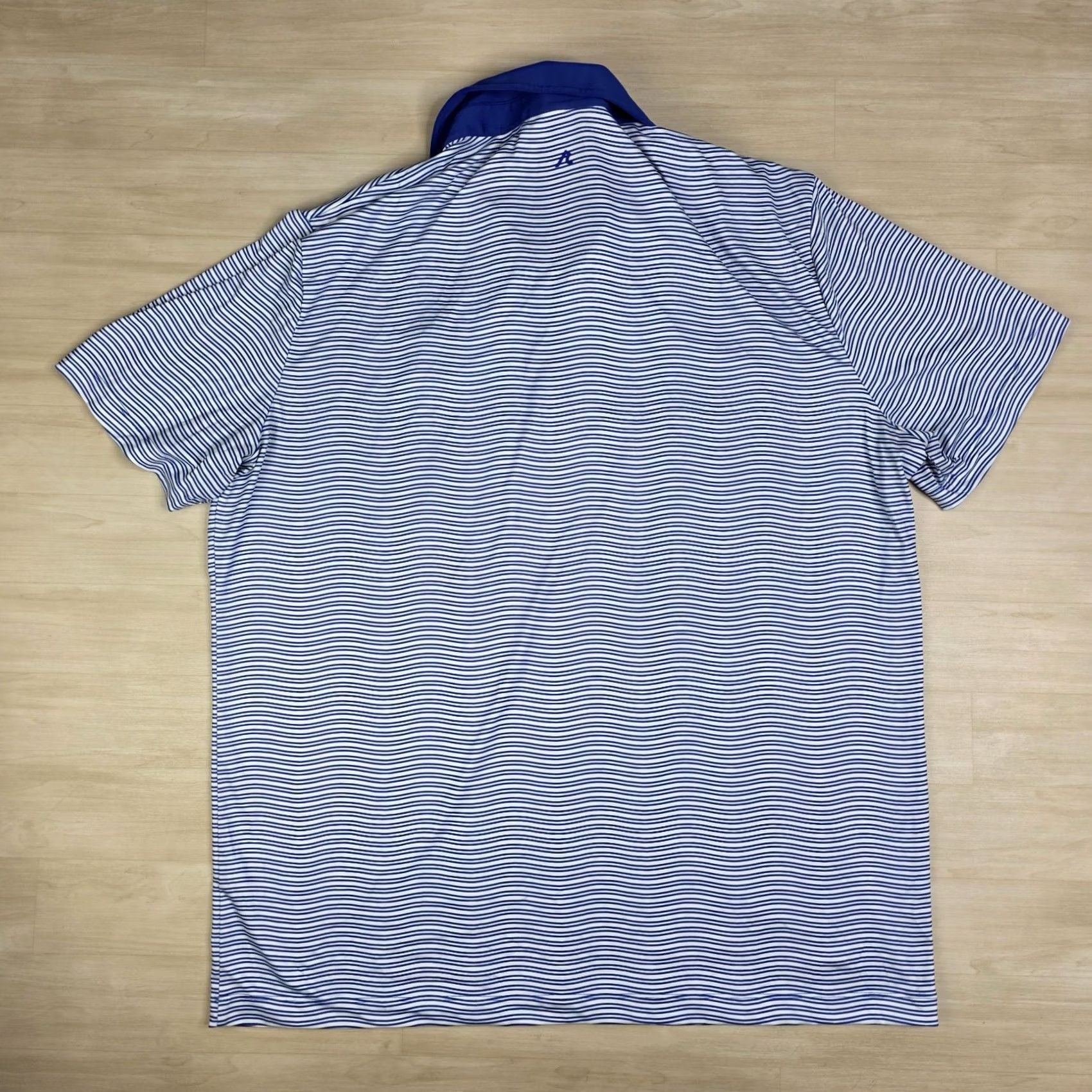 Vintage Redvanly Performance Polo Golf Short Sleeve Shirt, Blue, XL, Stretch, Mens, Activewear Size US XL / EU 56 / 4 - 2 Thumbnail