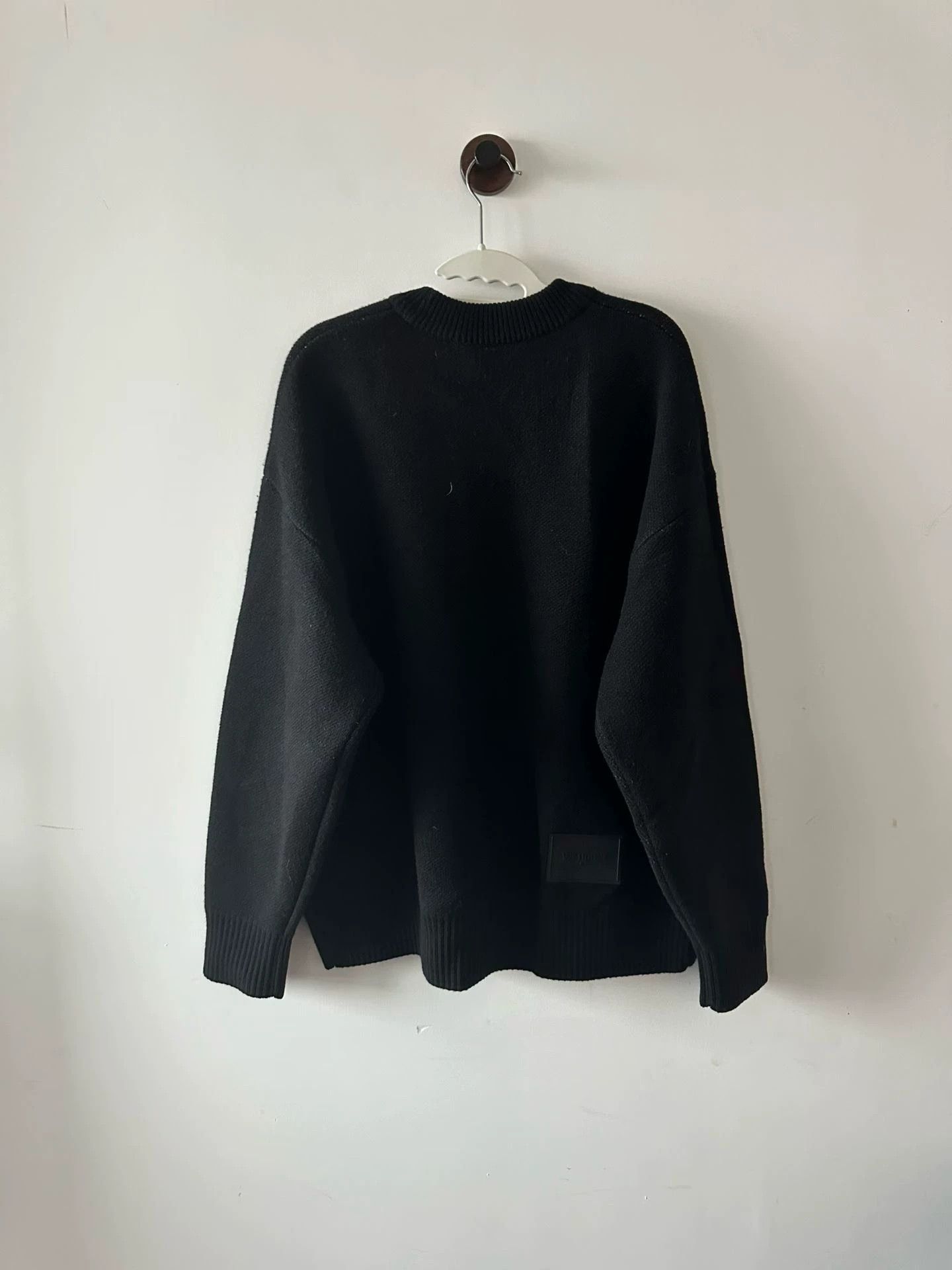 WE11DONE we11done flocked textured knit sweater s Size US S / EU 44-46 / 1 - 2 Thumbnail