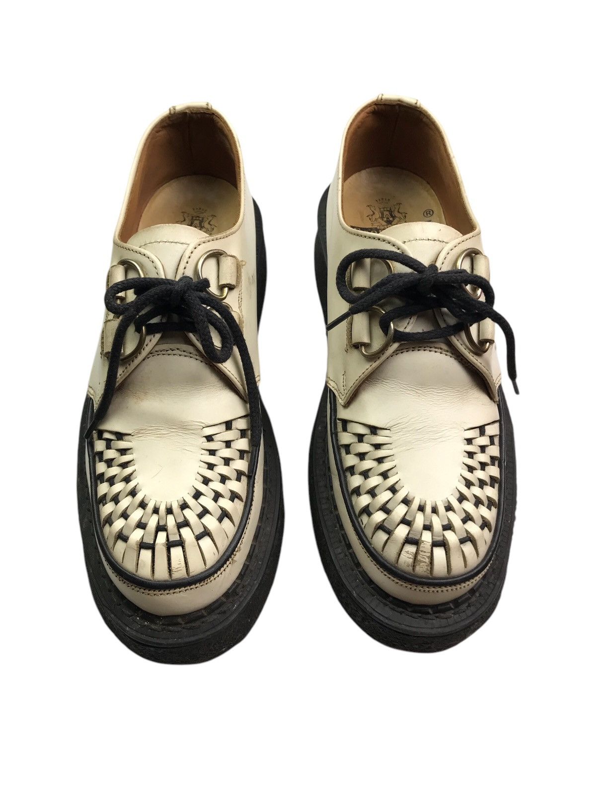 George Cox 🇬🇧 GEORGE COX GIBSON D RING CREEPER LEATHER Size US 8 / EU 41 - 3 Thumbnail