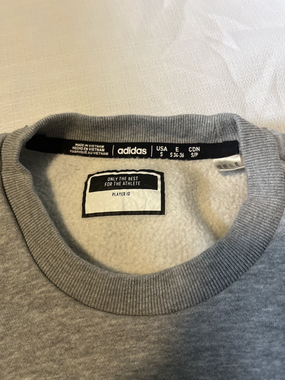 Adidas Women's Gray Crewneck Size S / US 4 / IT 40 - 3 Thumbnail