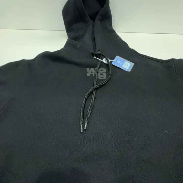 Alexander Wang Alexander Wang Black Logo Hoodie for Women - Size XXS / US 00 / IT 34 - 2 Thumbnail