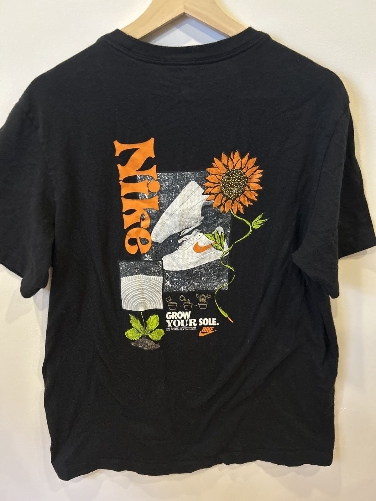 Nike × Vintage Nike large black t-shirt Size US L / EU 52-54 / 3 - 2 Thumbnail