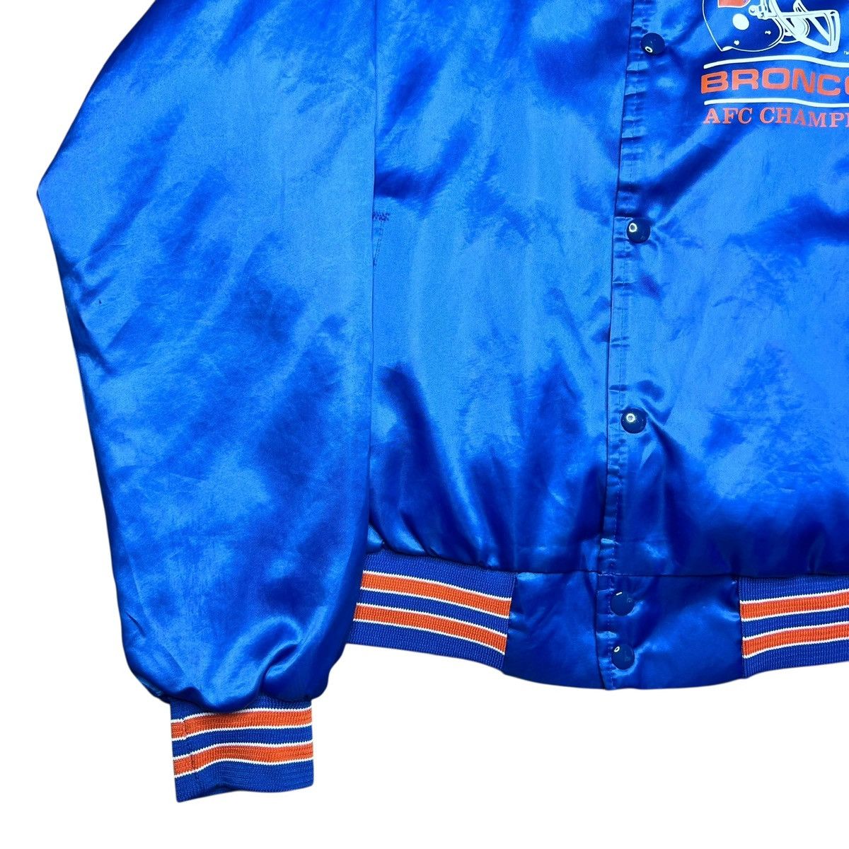 Chalk Line Denver Broncos AFC Champions Chalk Line Satin Bomber Jacket Size US L / EU 52-54 / 3 - 16 Thumbnail