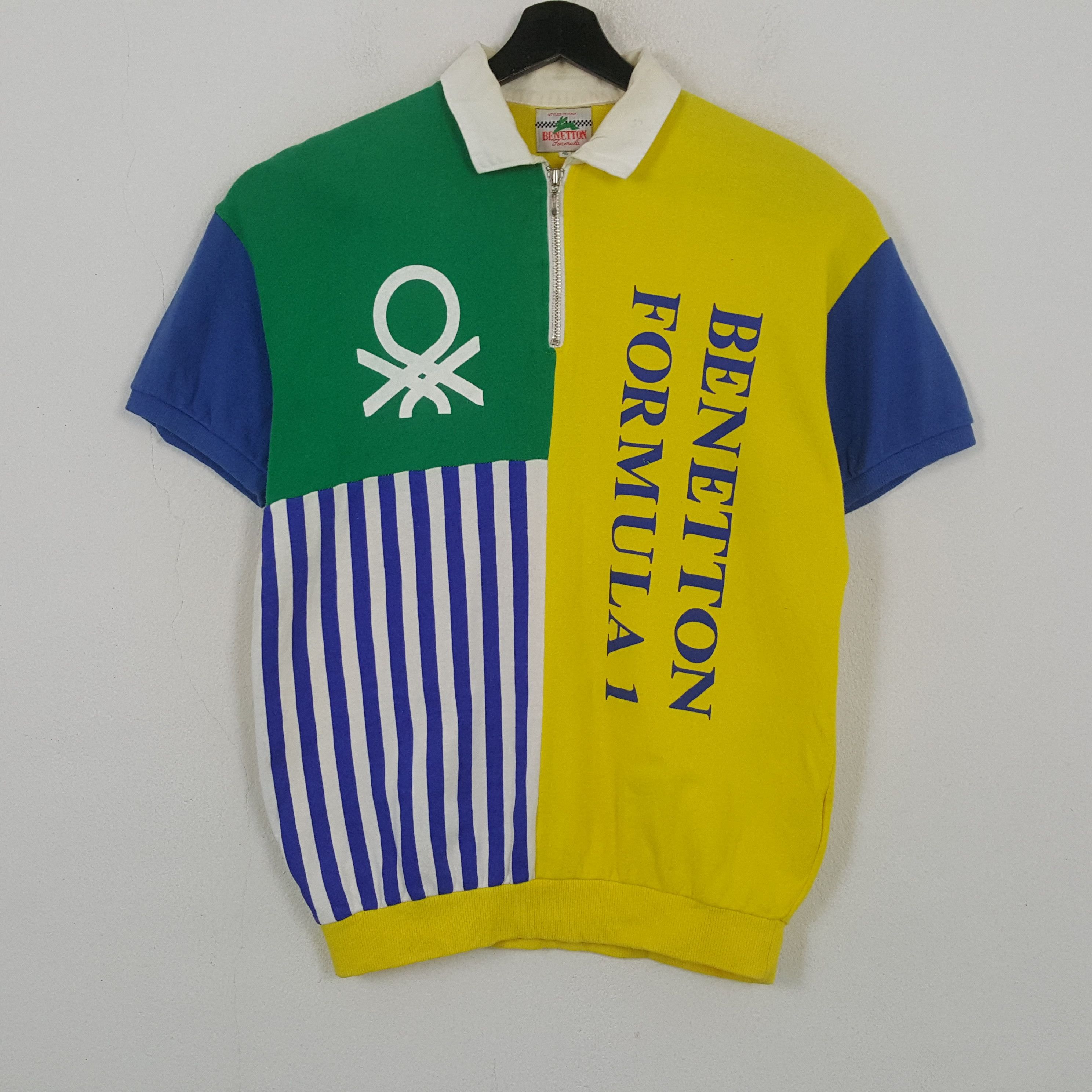 Benetton Benetton Formula 1 Rare Design Polos RR12 Size US M / EU 48-50 / 2 - 1 Thumbnail