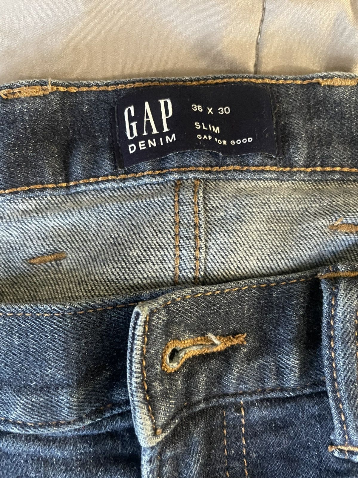 Gap gap slim denim jeans Size US 30 / EU 46 - 3 Thumbnail