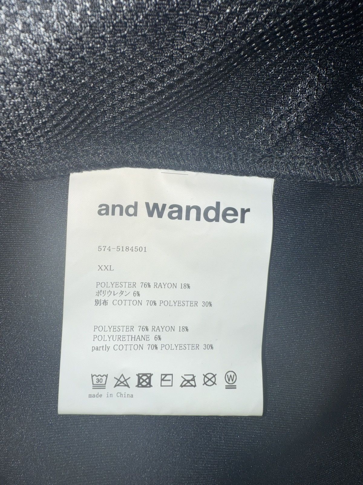 And Wander × HIDDEN Hidden NY x and wanderFull Zip Jacket Black Men’s 2XL Size US XXL / EU 58 / 5 - 8 Thumbnail