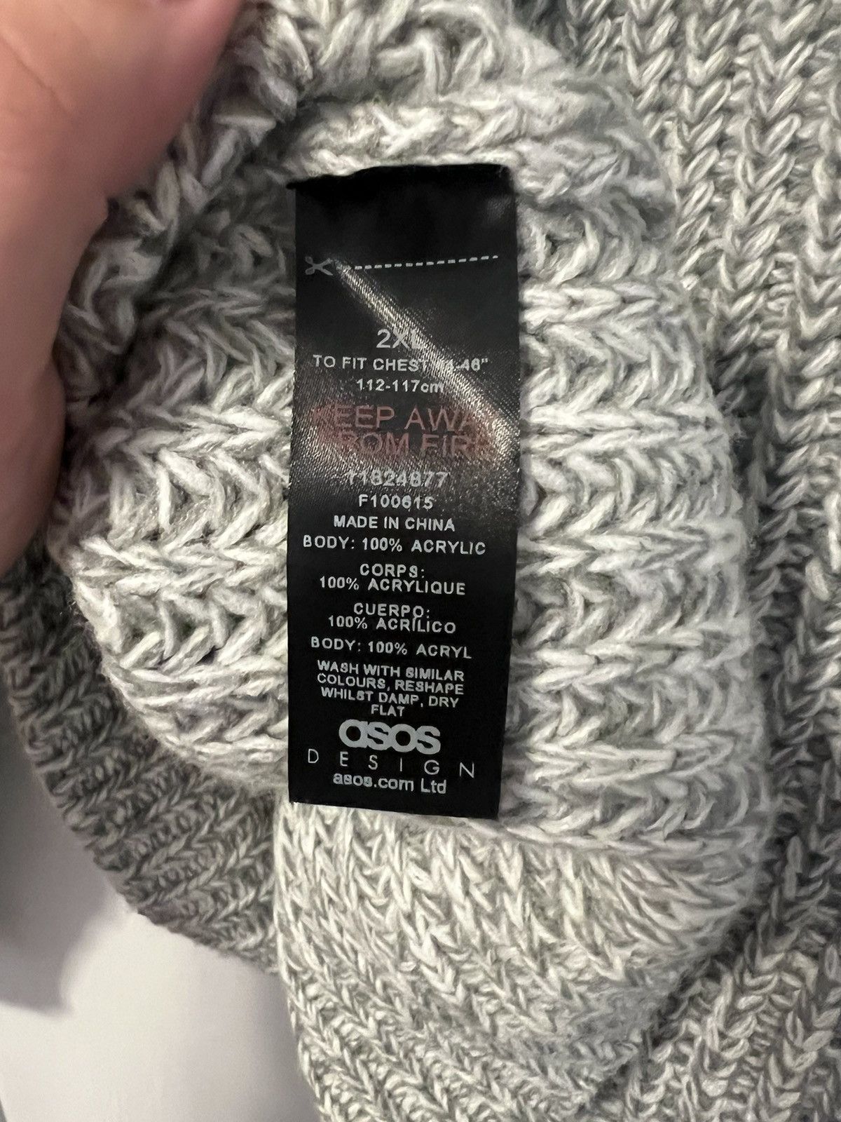 Asos ASOS Knit Sweater Size US XXL / EU 58 / 5 - 4 Thumbnail