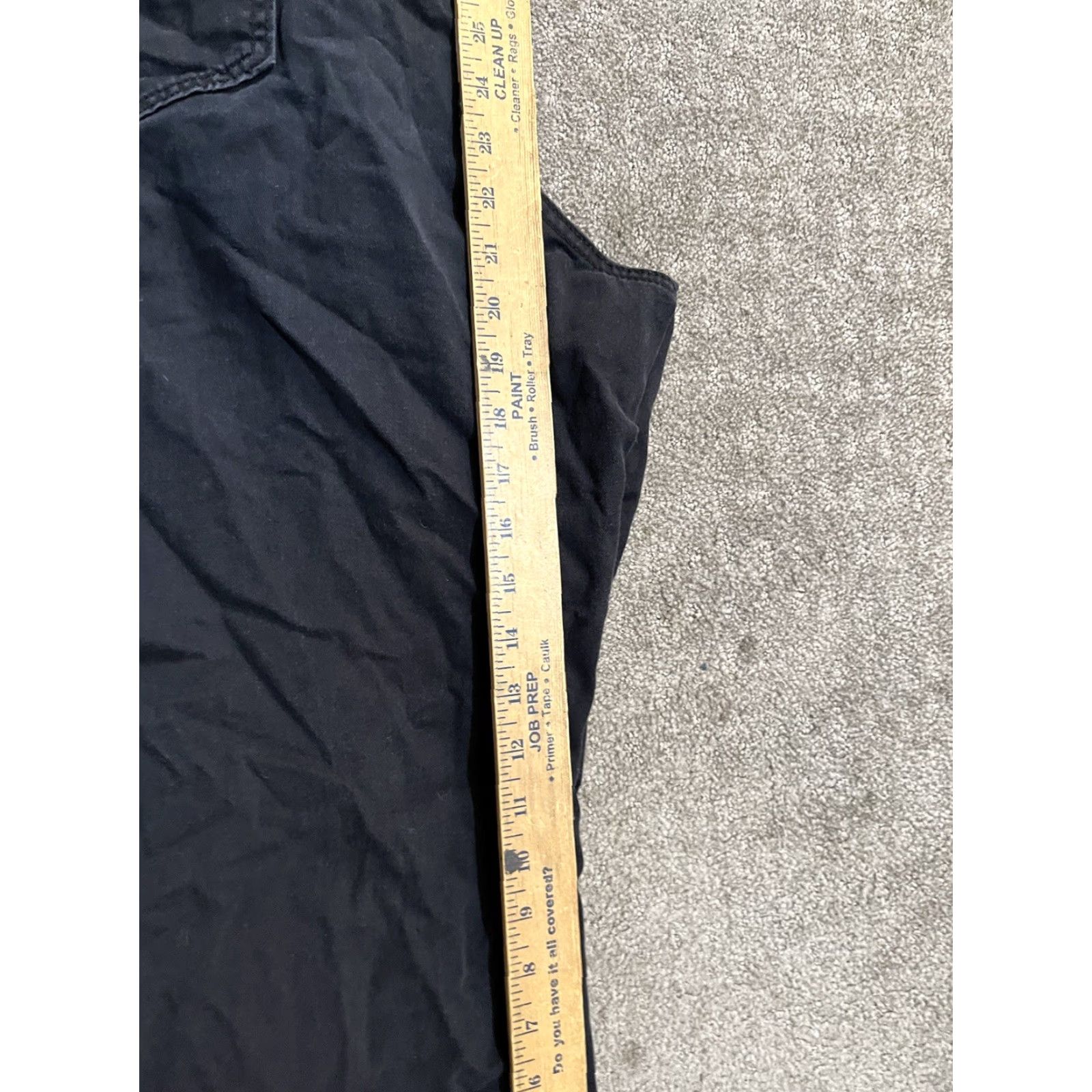 Old Navy Old Navy Jeans Dark Wash Black Athletic Taper Non-Stretch Denim Men's 44x21 Size 44 Regular Waist Inseam 21 Button Zip - Vintage: No Size US 44 / EU 60 - 6 Thumbnail