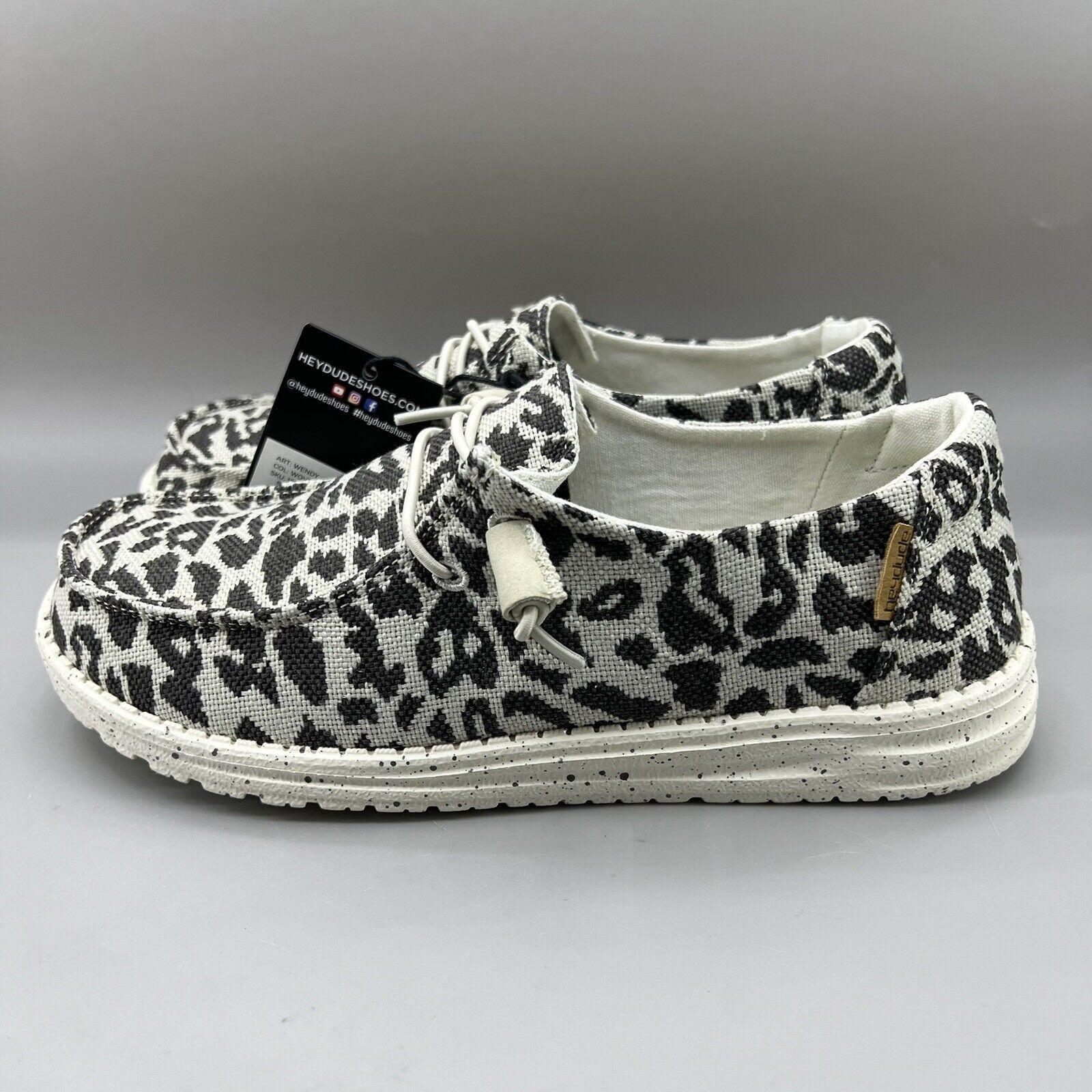 Other Hey Dude Wendy Woven Cheetah Women Size 9 Gray Slip On Size US 9 / IT 39 - 3 Thumbnail