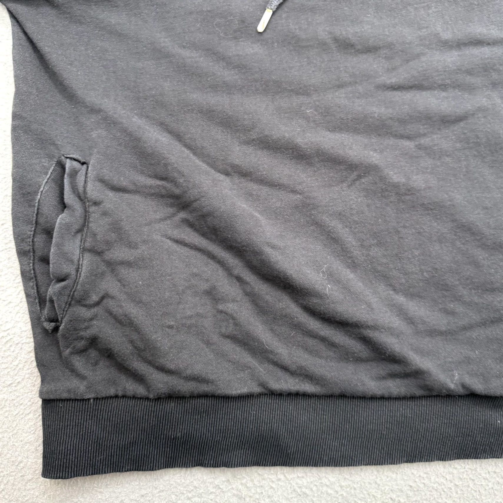 Teddy Fresh Teddy Fresh Hoodie Mens Medium Black Pullover Embroidered Back Logo Sweatshirt Graphic Print Crew Neck Pockets Size US M / EU 48-50 / 2 - 7 Thumbnail