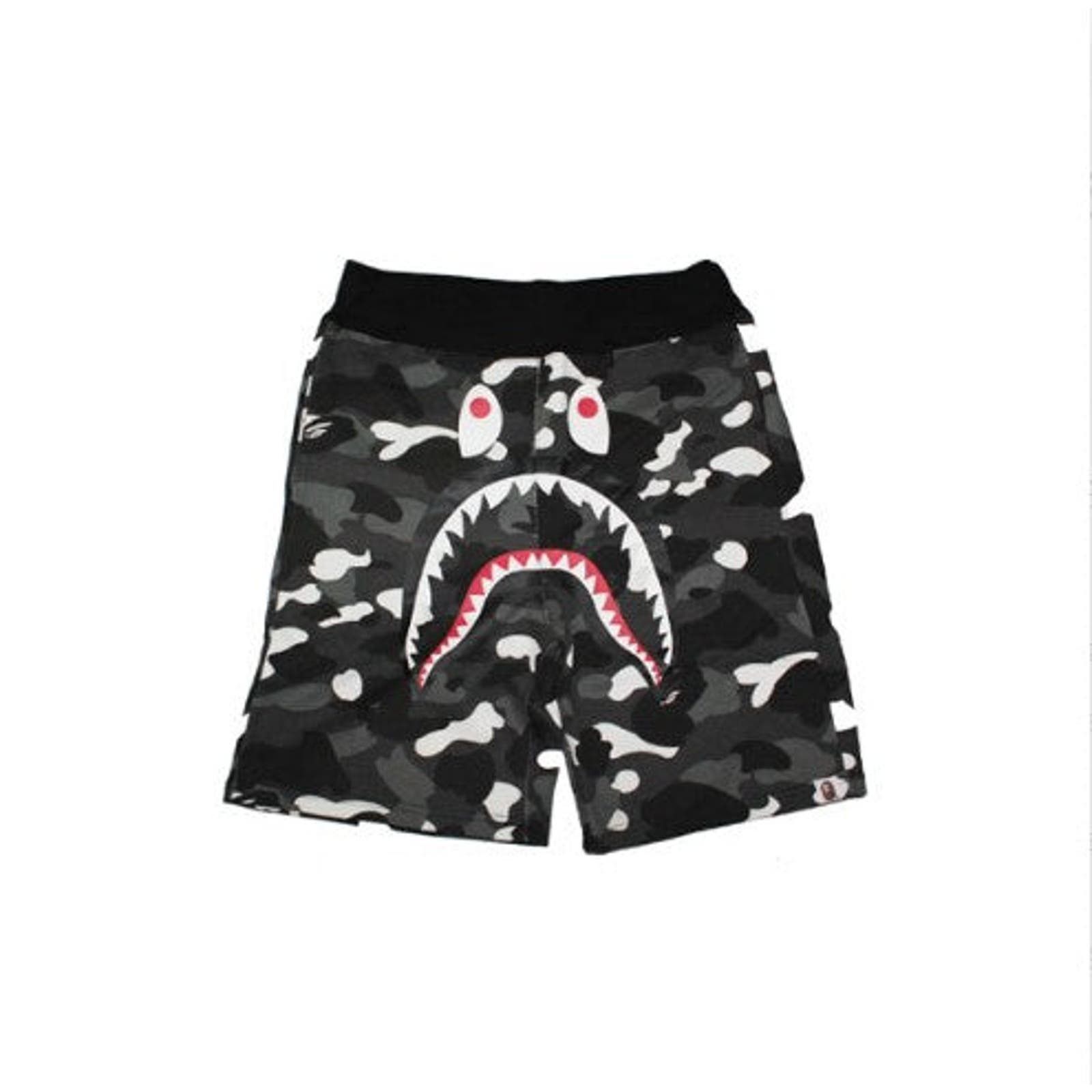 image of Bape City Camo Dark Glow Sweat Shark Shorts Grey, Men's (Size 36)