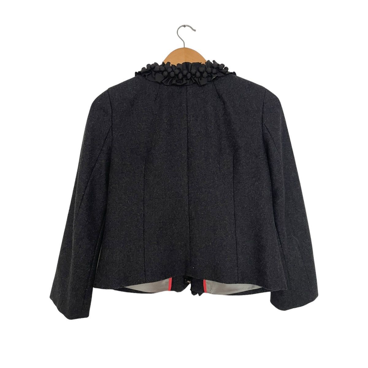 Vintage Bubble ruffle wool jacket Size S / US 4 / IT 40 - 3 Thumbnail