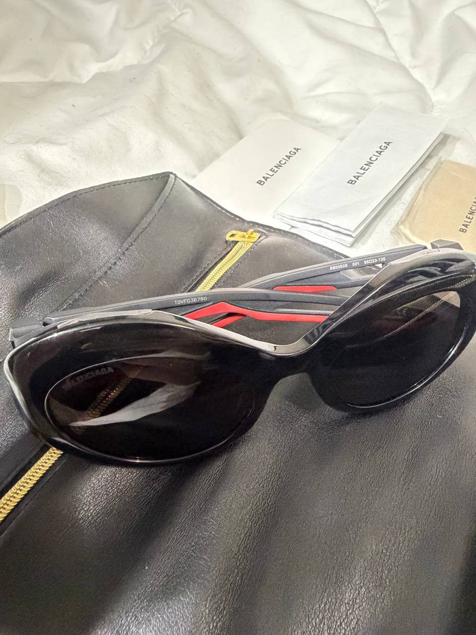 Balenciaga Balenciaga Extreme BB0053S 001 Sunglasses Size ONE SIZE - 1 Thumbnail