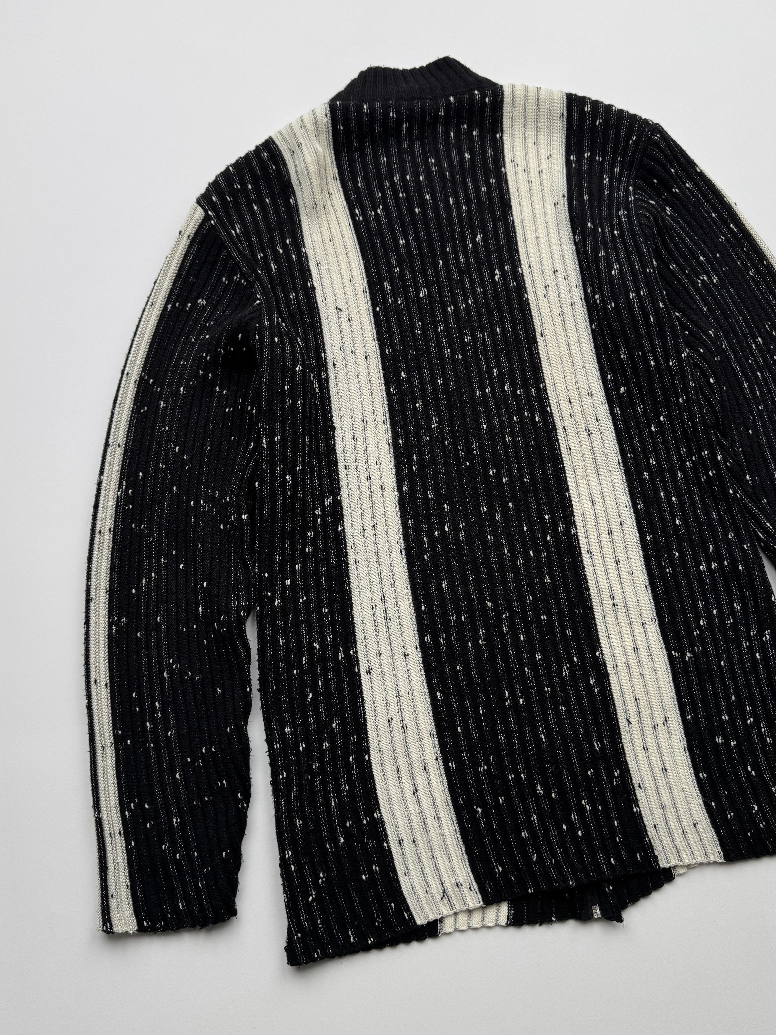 Vintage Vintage Ribbed Zipper Sweater B389(V365)E2 Size US S / EU 44-46 / 1 - 6 Thumbnail