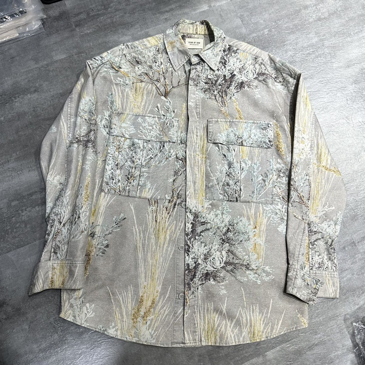 Fear of God Fear of God 6th Prairie Ghost Camo Long Sleeve Shirt