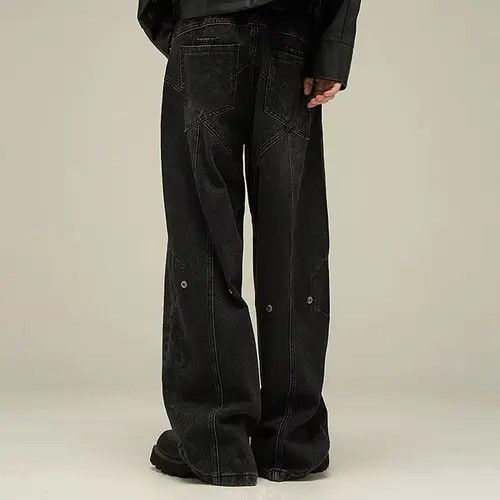 Japanese Brand Michiko x Kanon Trend Black Denim Pant Size US 37 - 2 Thumbnail
