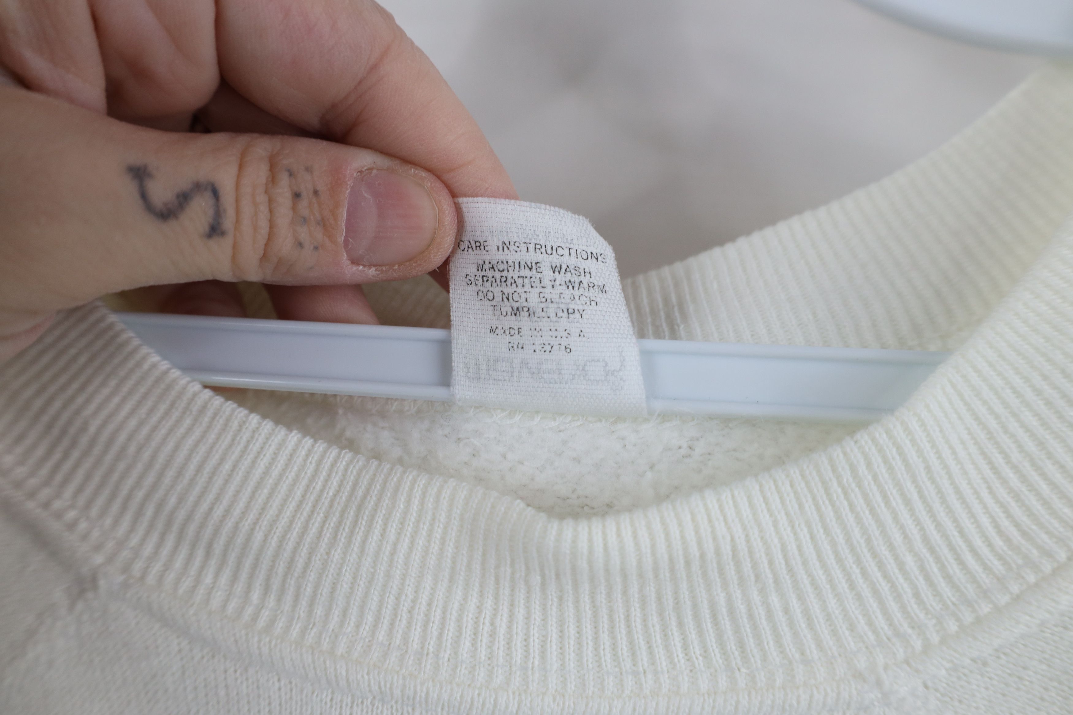 Vintage Vintage 70s University of Pittsburgh Sweatshirt White USA Size L / US 10 / IT 46 - 7 Thumbnail