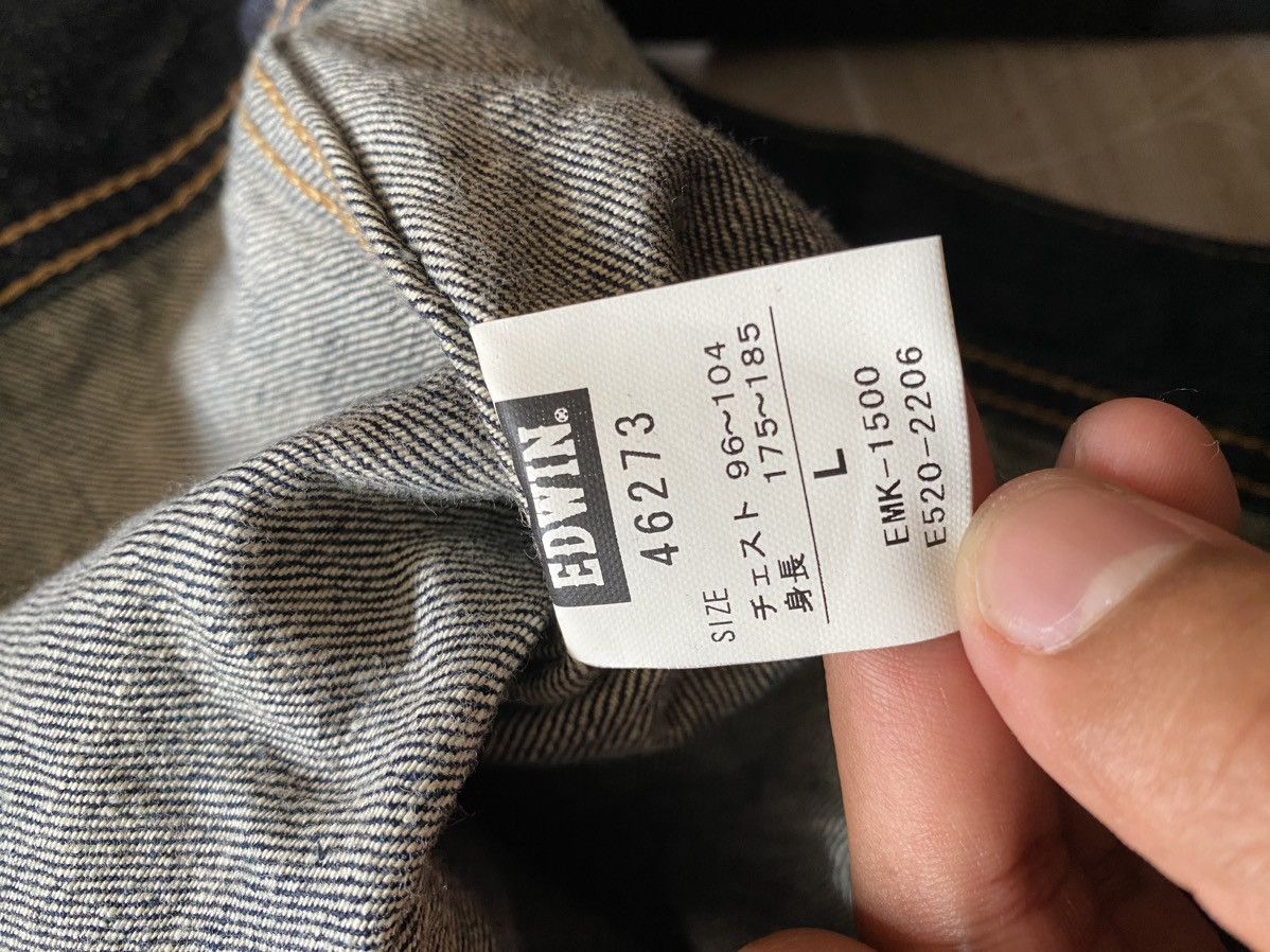 Edwin EDWIN SELVEDGE DENIM TRUCKER TYPE 2 Size US M / EU 48-50 / 2 - 7 Thumbnail